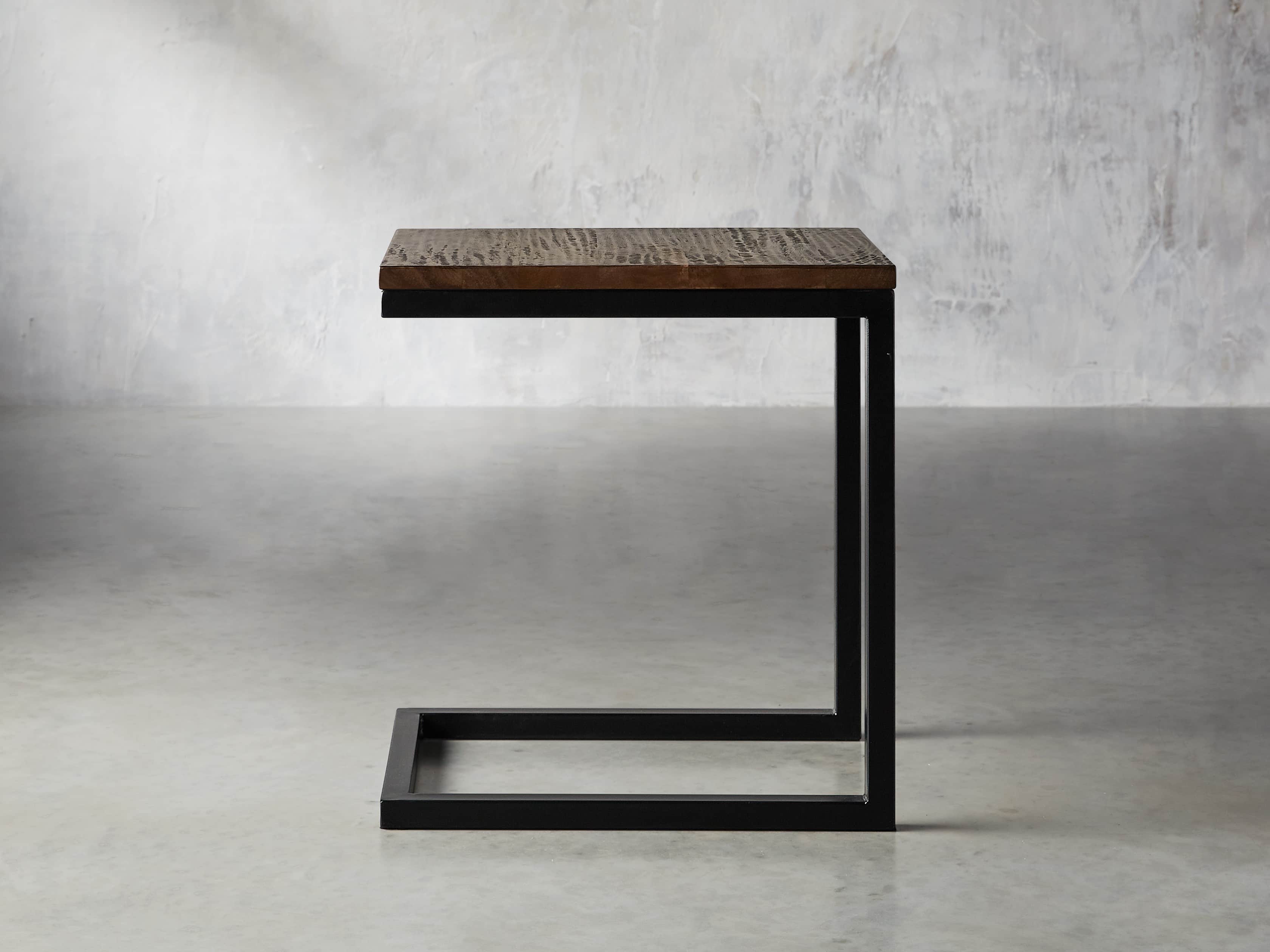 Palmer Serving End Table in Bali Brown