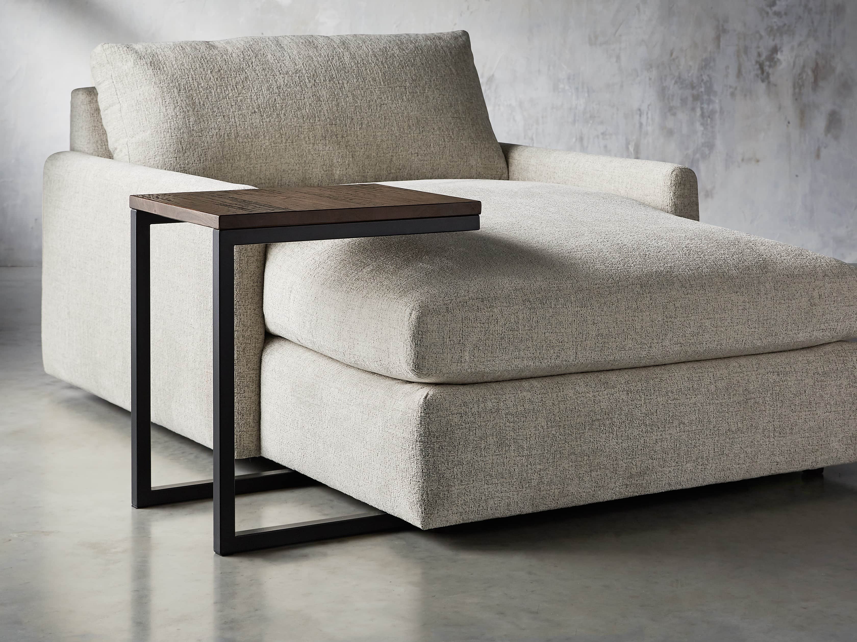 Palmer Serving End Table in Bali Brown