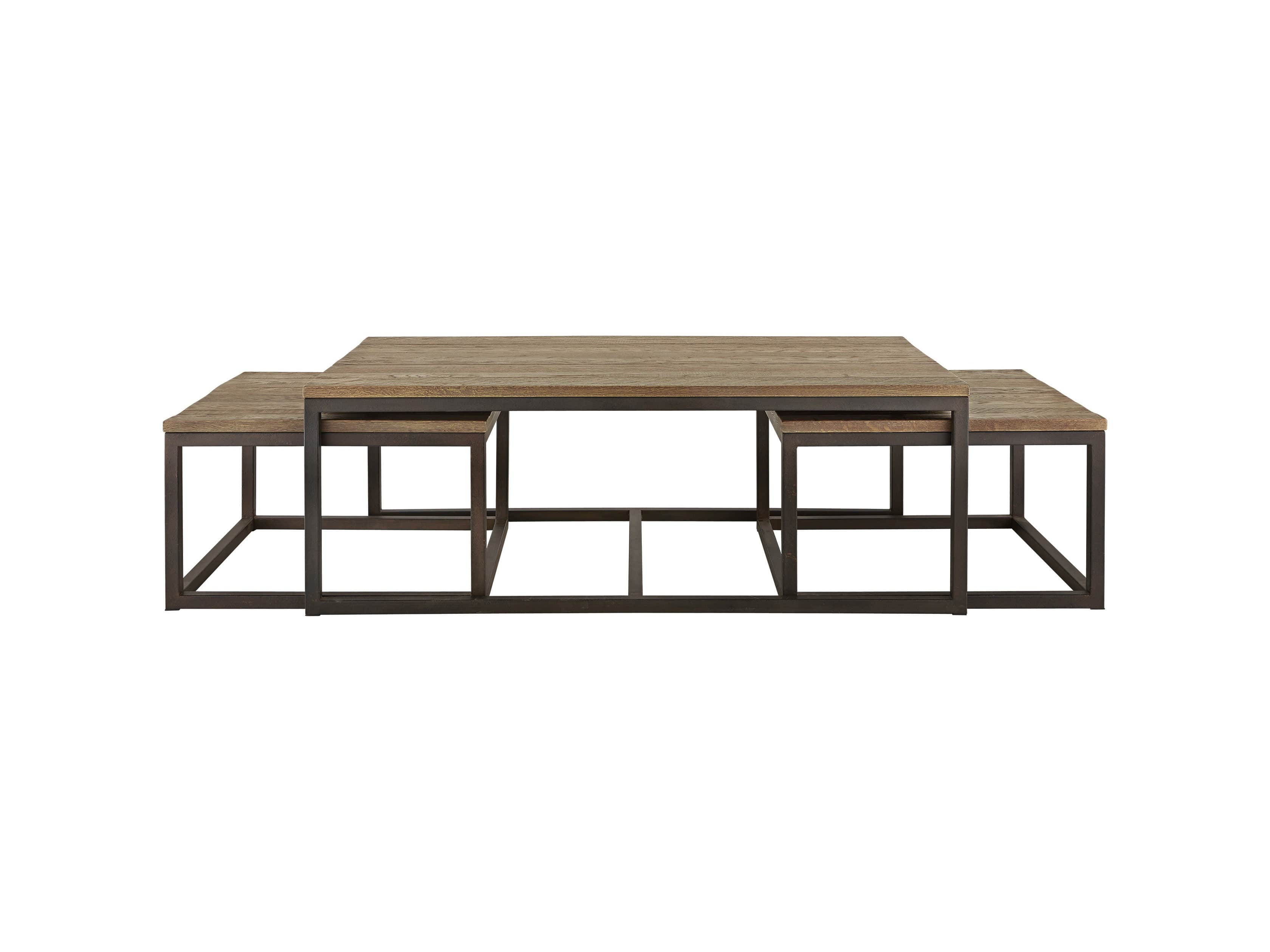 Palmer Rectangle Nesting Coffee Table in Natural Oak, slide 7 of 7