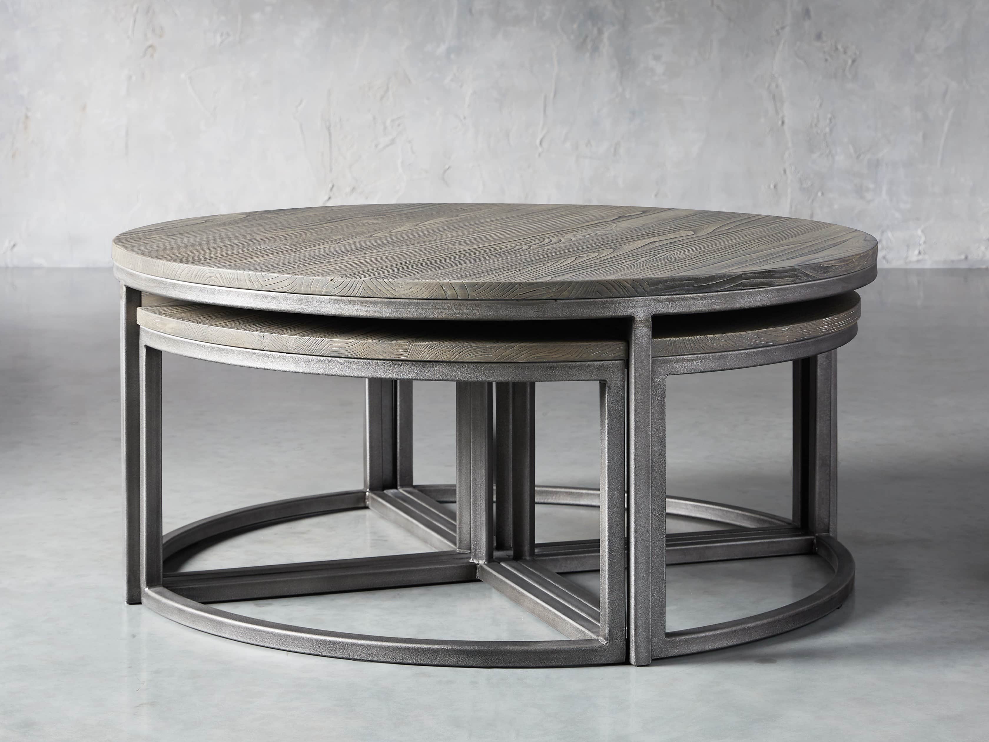 Palmer Round Nesting Coffee Table | Arhaus