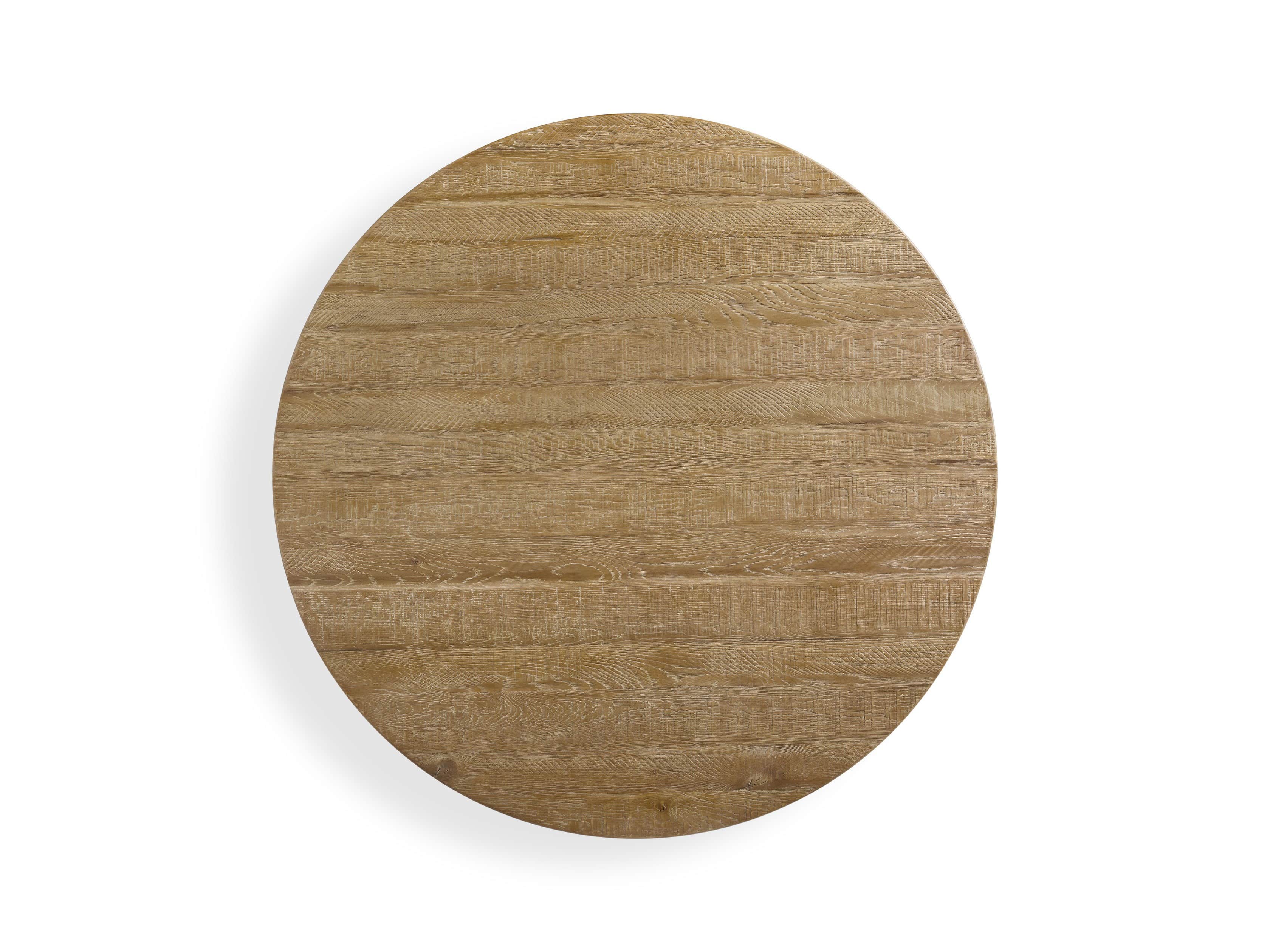 Palmer Round Nesting Coffee Table in Natural Oak