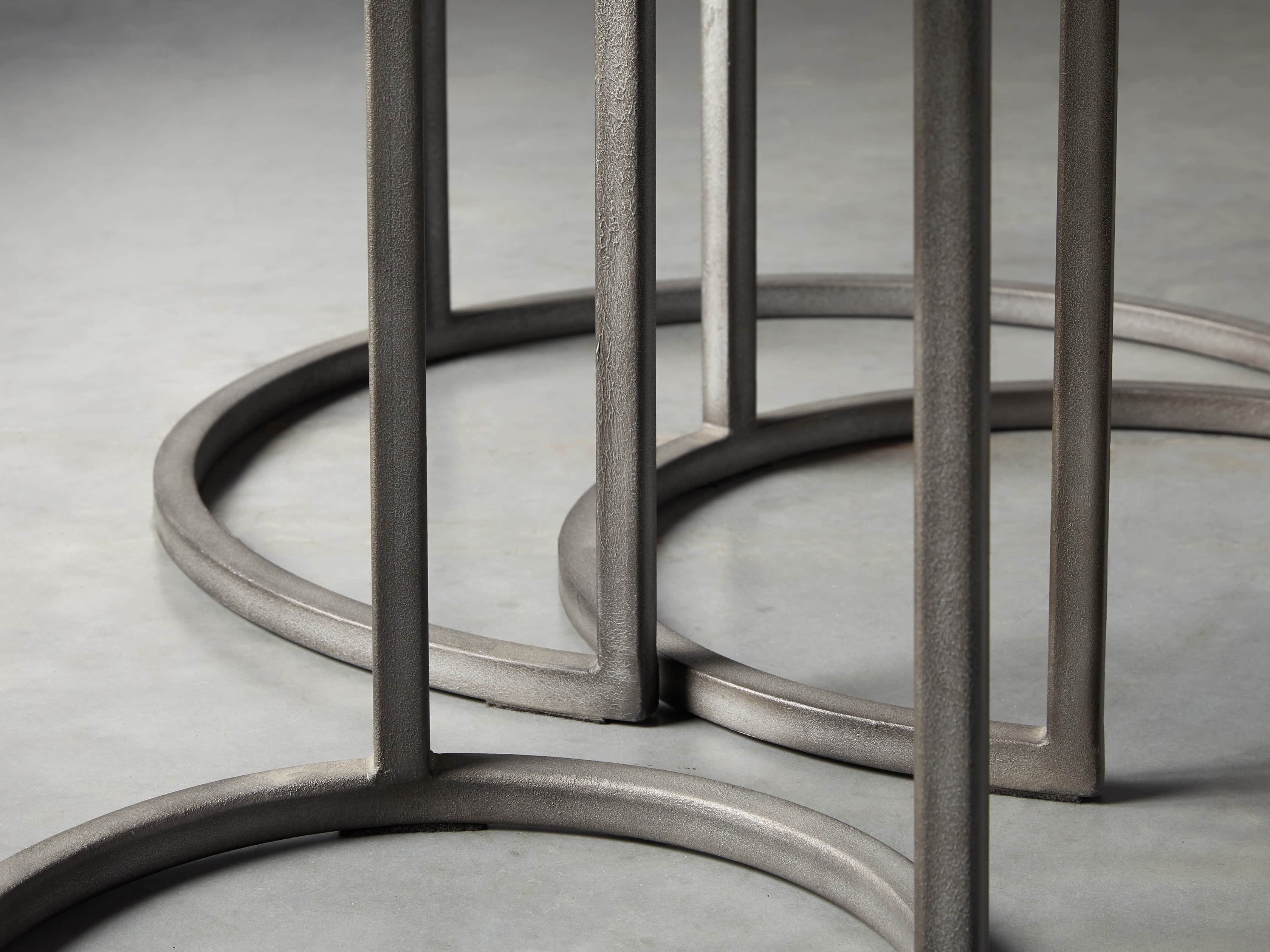 Palmer 24" Round End Table in Grey