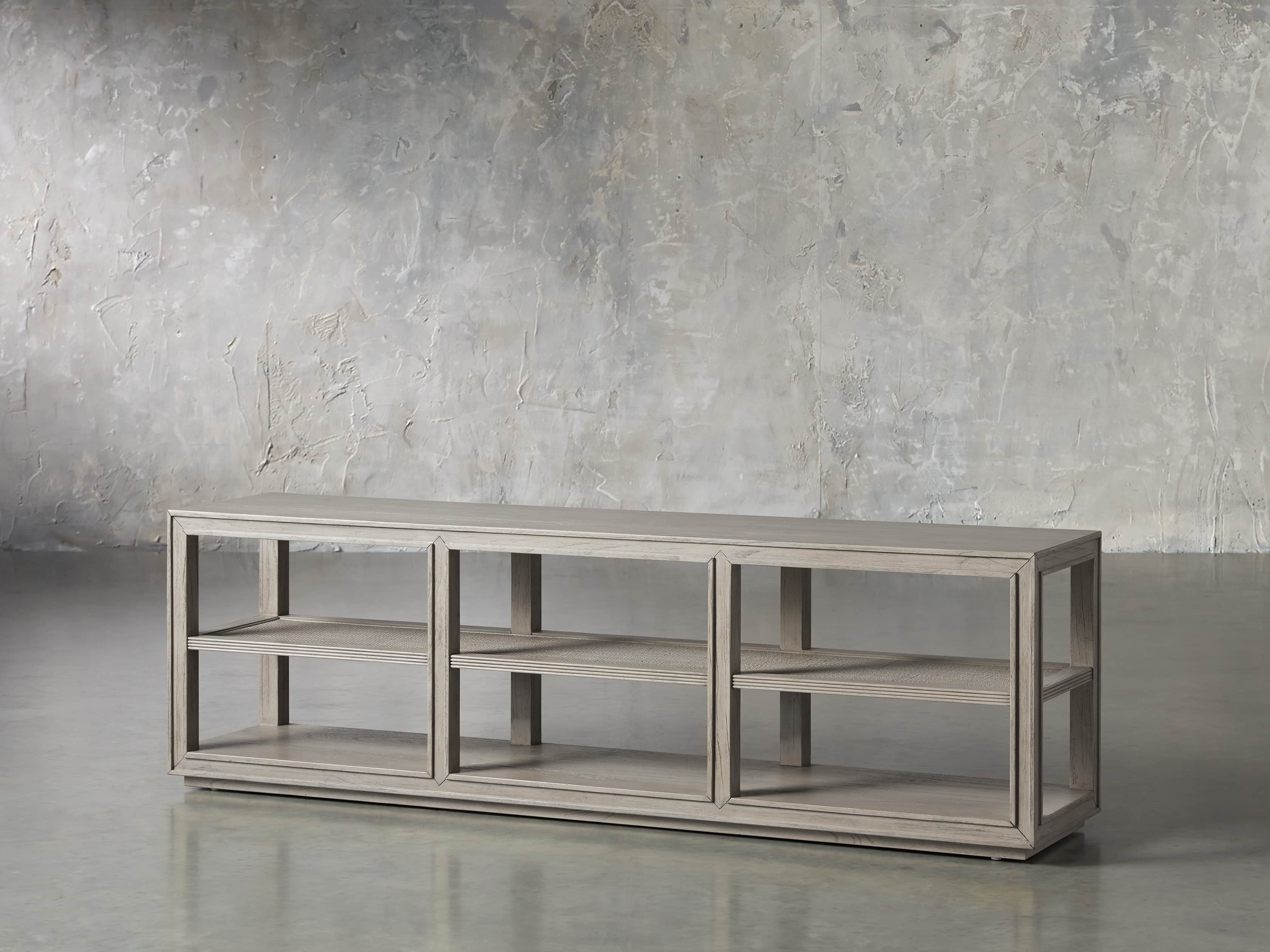 Pearson Cane Sofa Back Console Table Arhaus