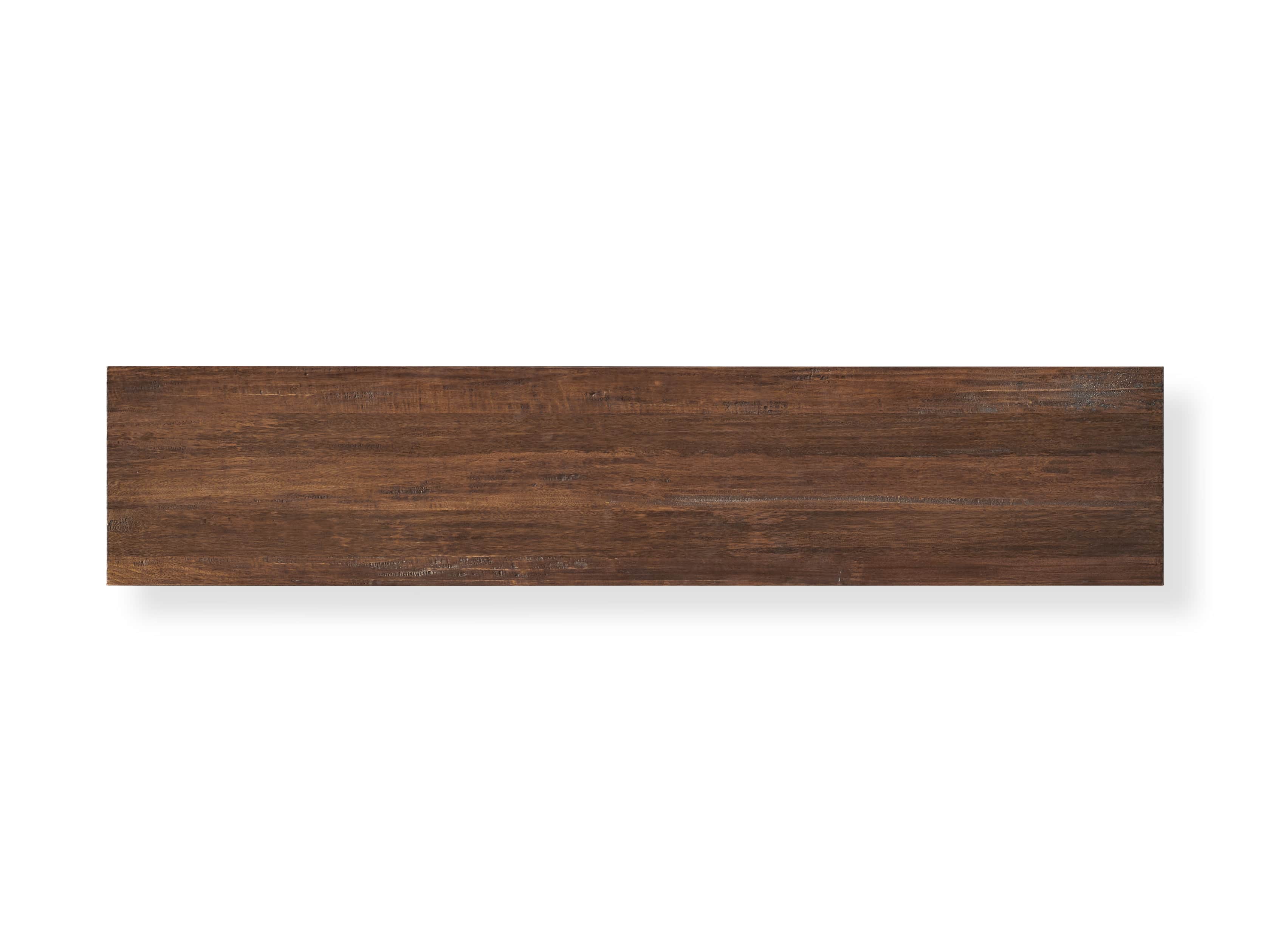 Palmer 72" Three Tier Sofa Back Console Table in Bali Brown, slide 7 of 7