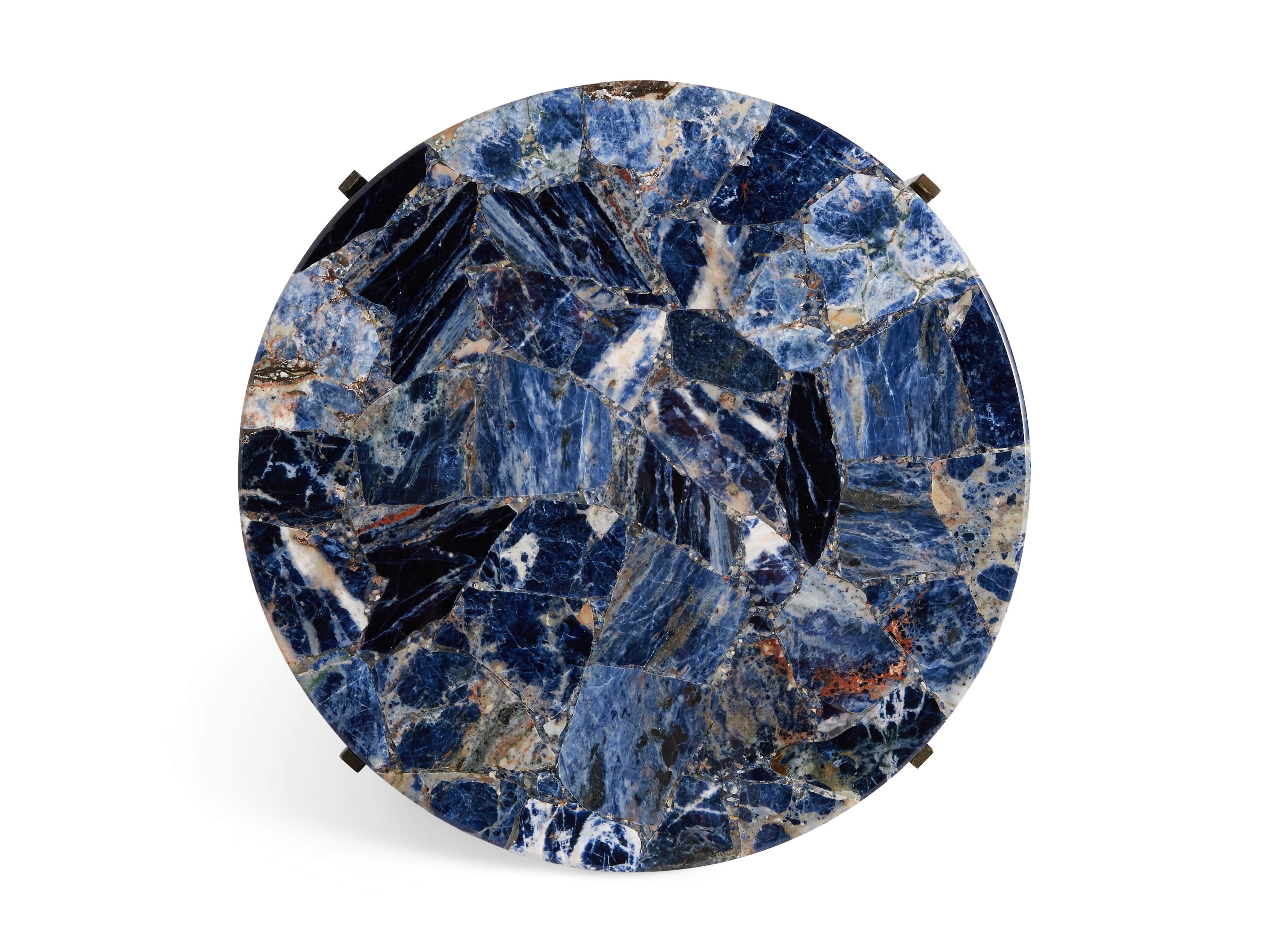 Ludlow 15" Royal Sodalite Martini Table, slide 3 of 3