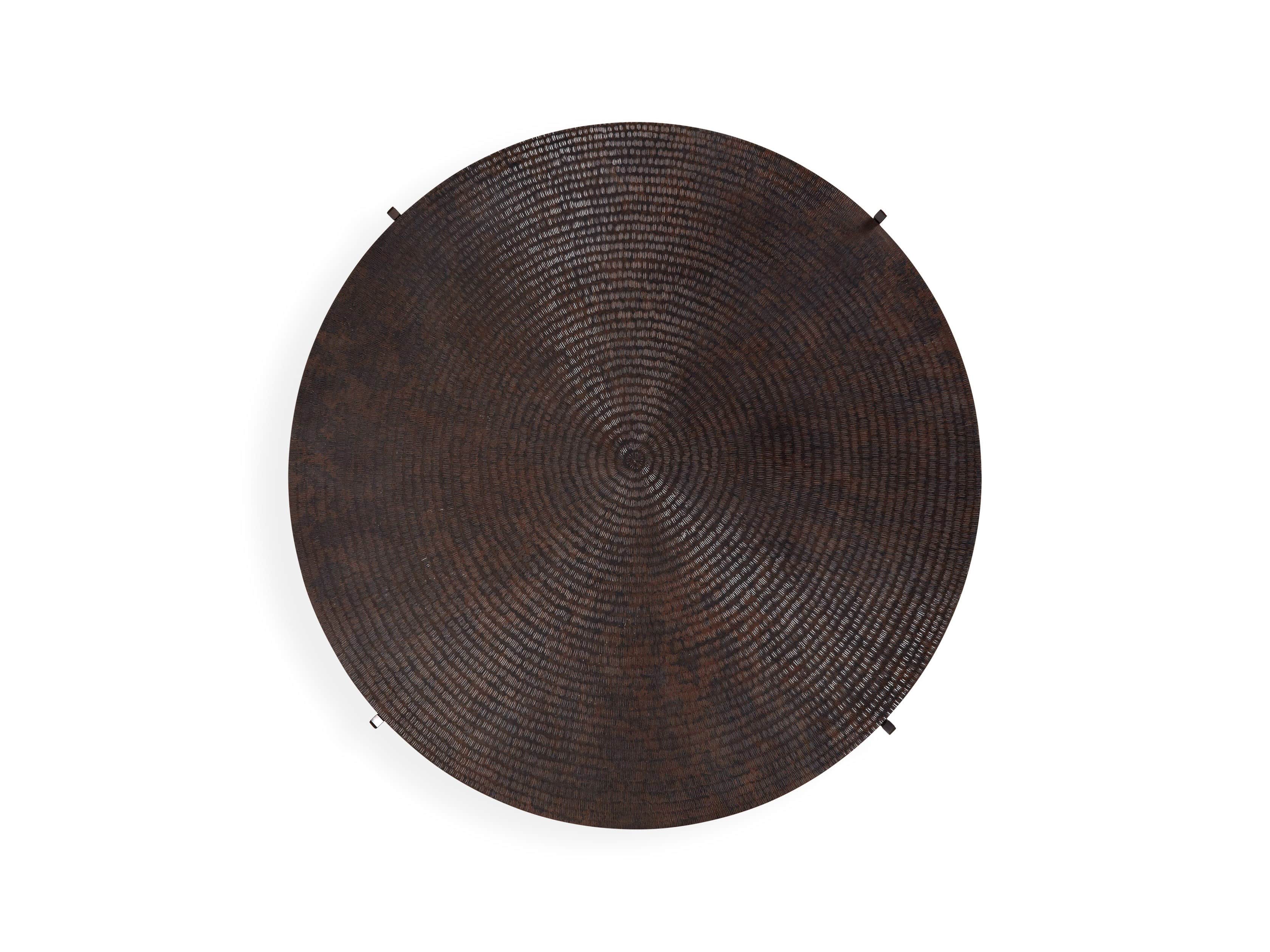 Sanskrit 40" Copper Coffee Table