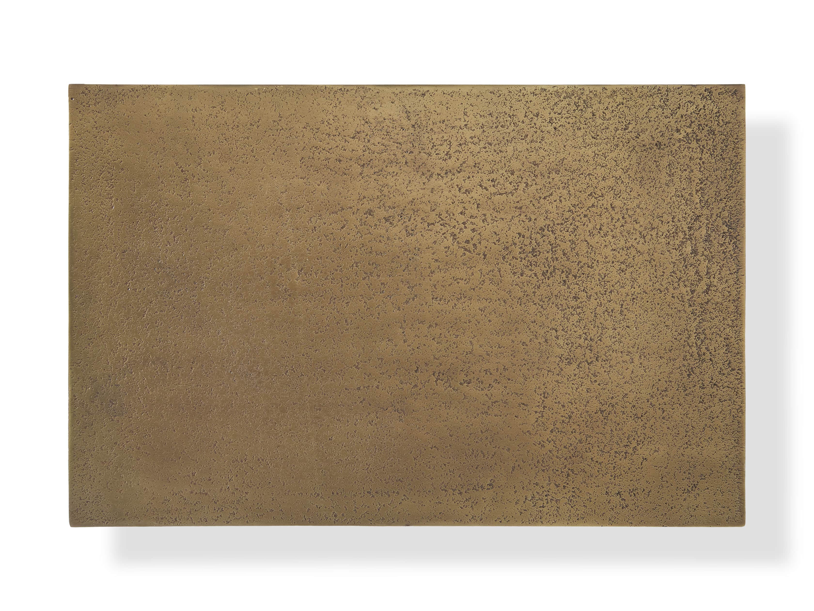 Soma 17.75" Aluminum and Iron C Table in Brass, slide 5 of 6