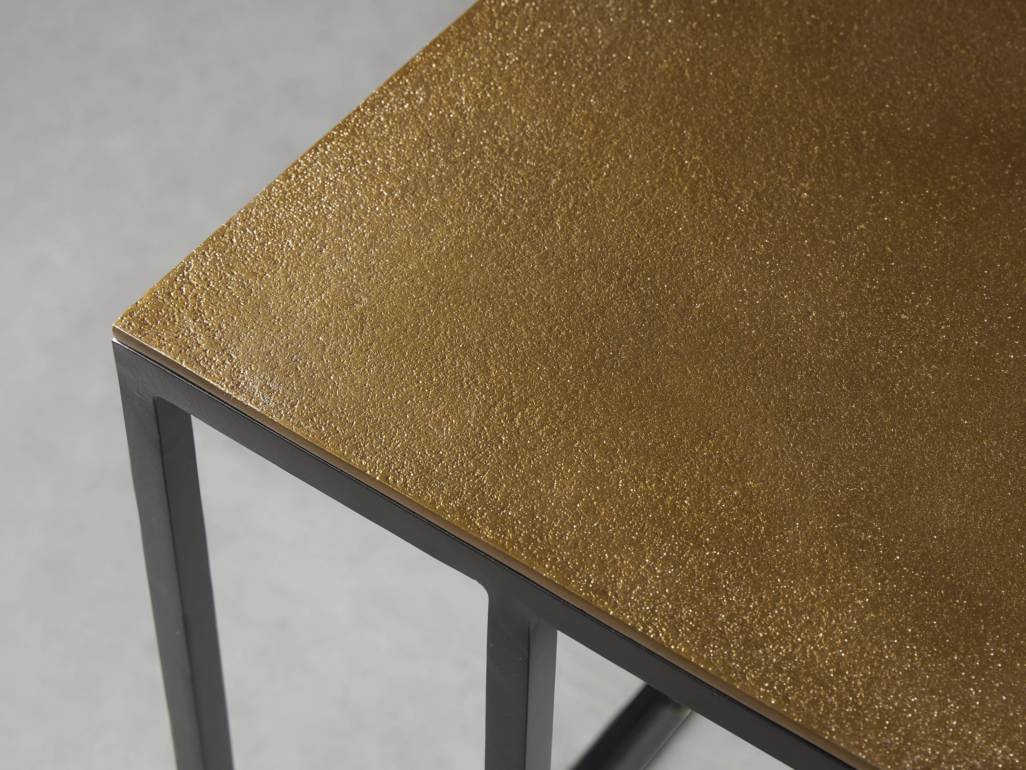 Soma Wide C-Table in Brass, slide 3 of 6