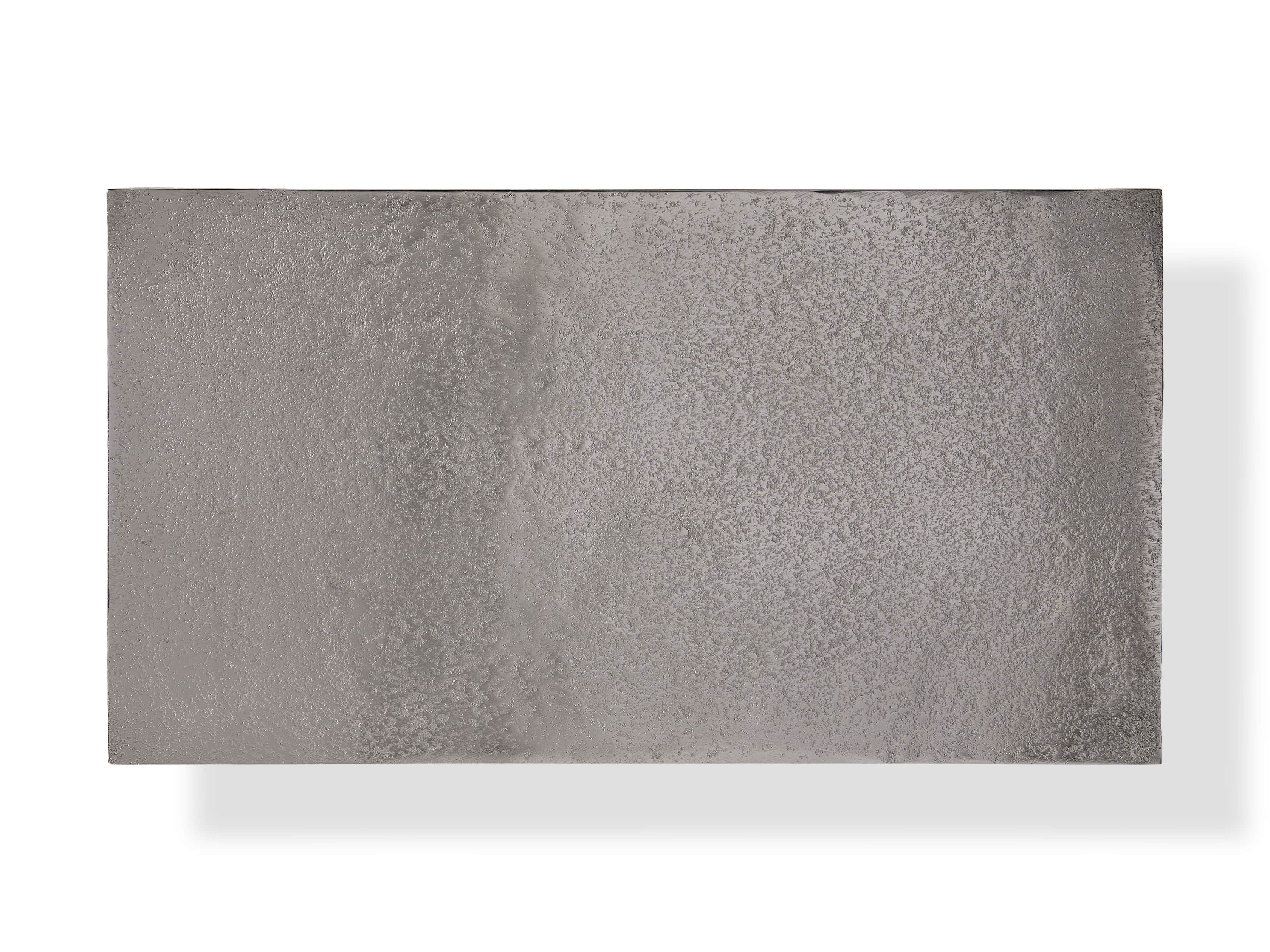 Soma 17.75" Aluminum and Iron C Table in Antique Silver, slide 5 of 6