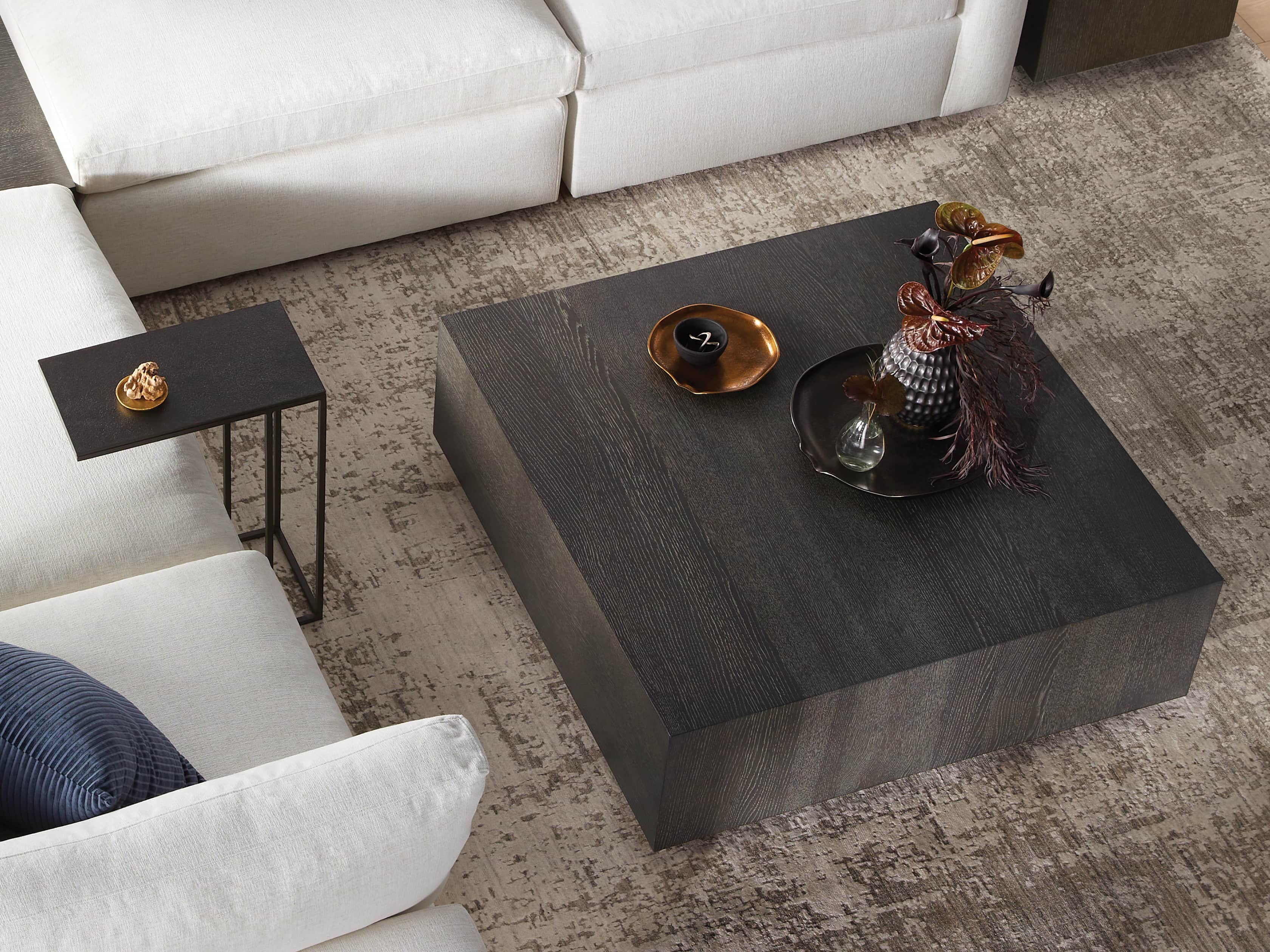 Square coffee table with stools hot sale