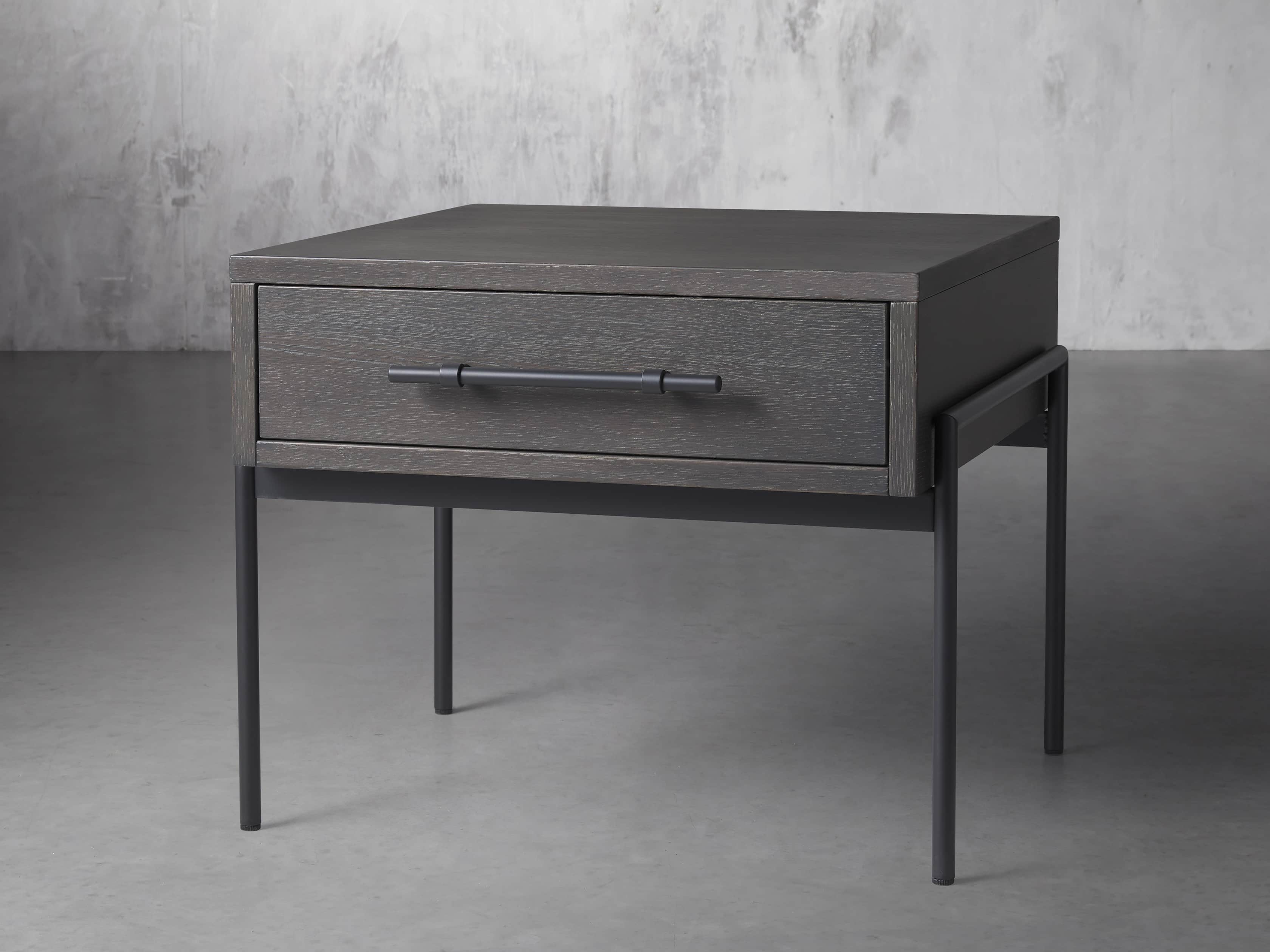 Sullivan 26" Storage End Table in Cinder, slide 2 of 4