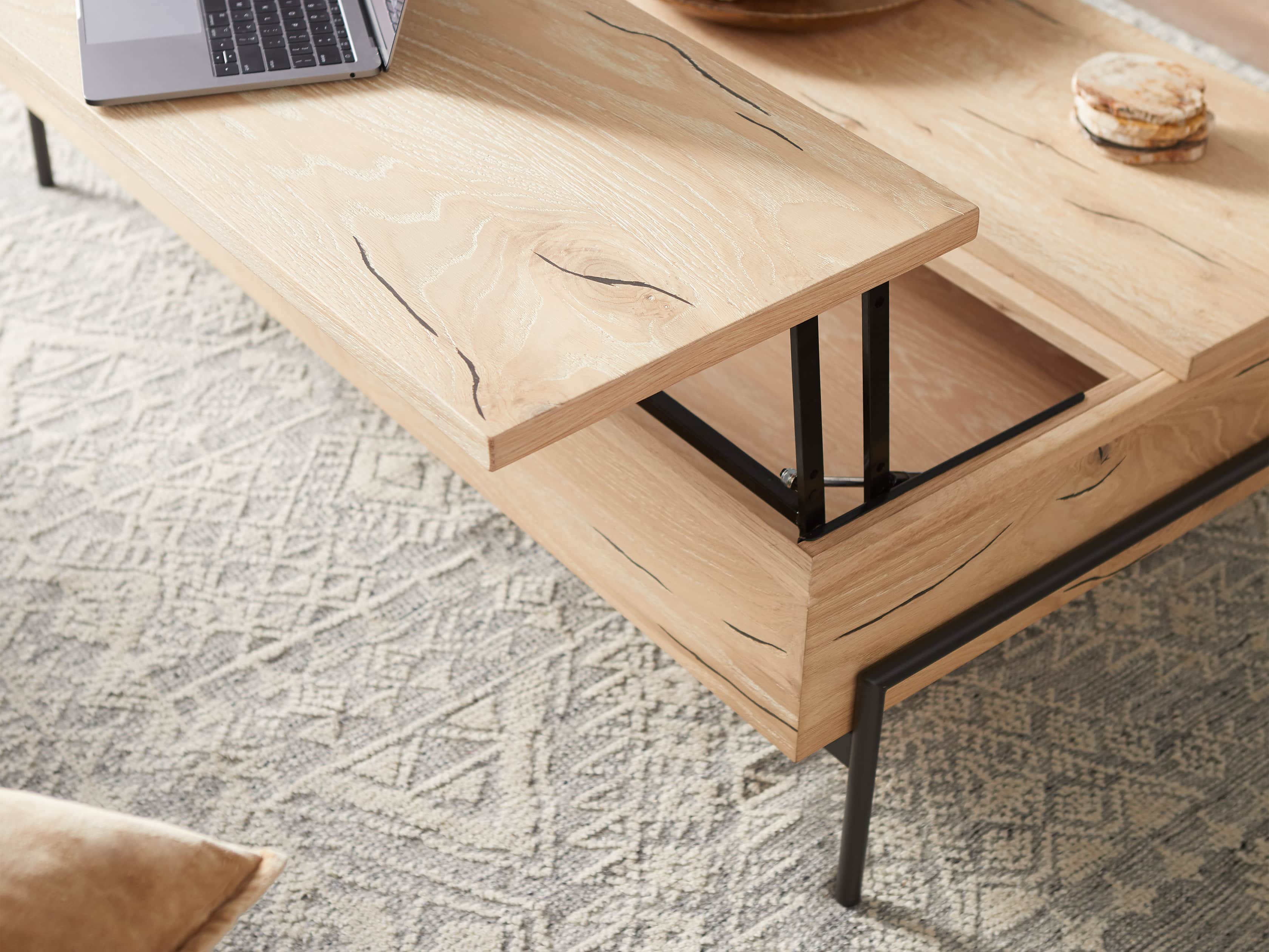 Sullivan 54" Coffee Table in Sable, slide 9 of 12