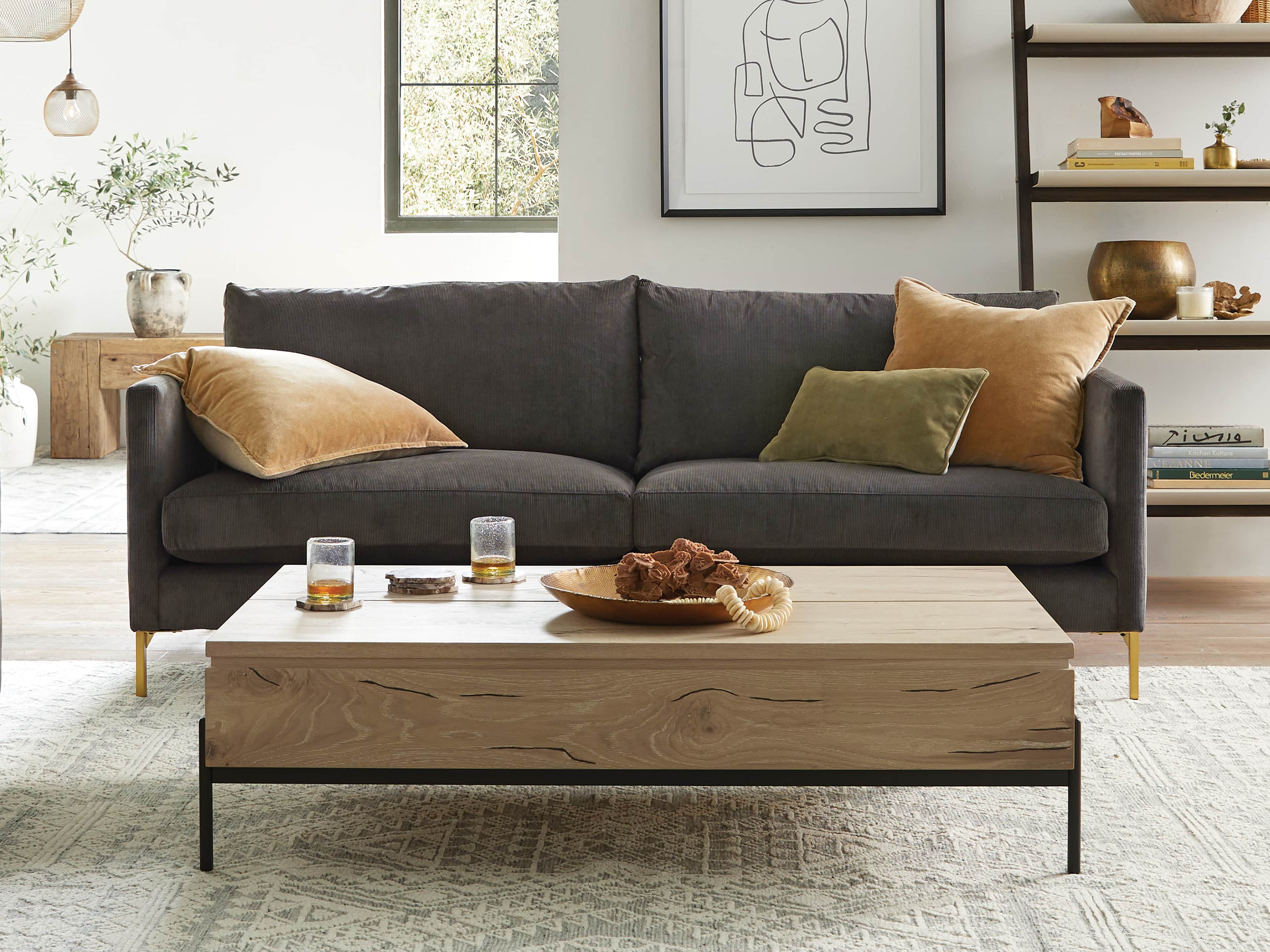 Sullivan 54" Coffee Table in Sable, slide 7 of 12