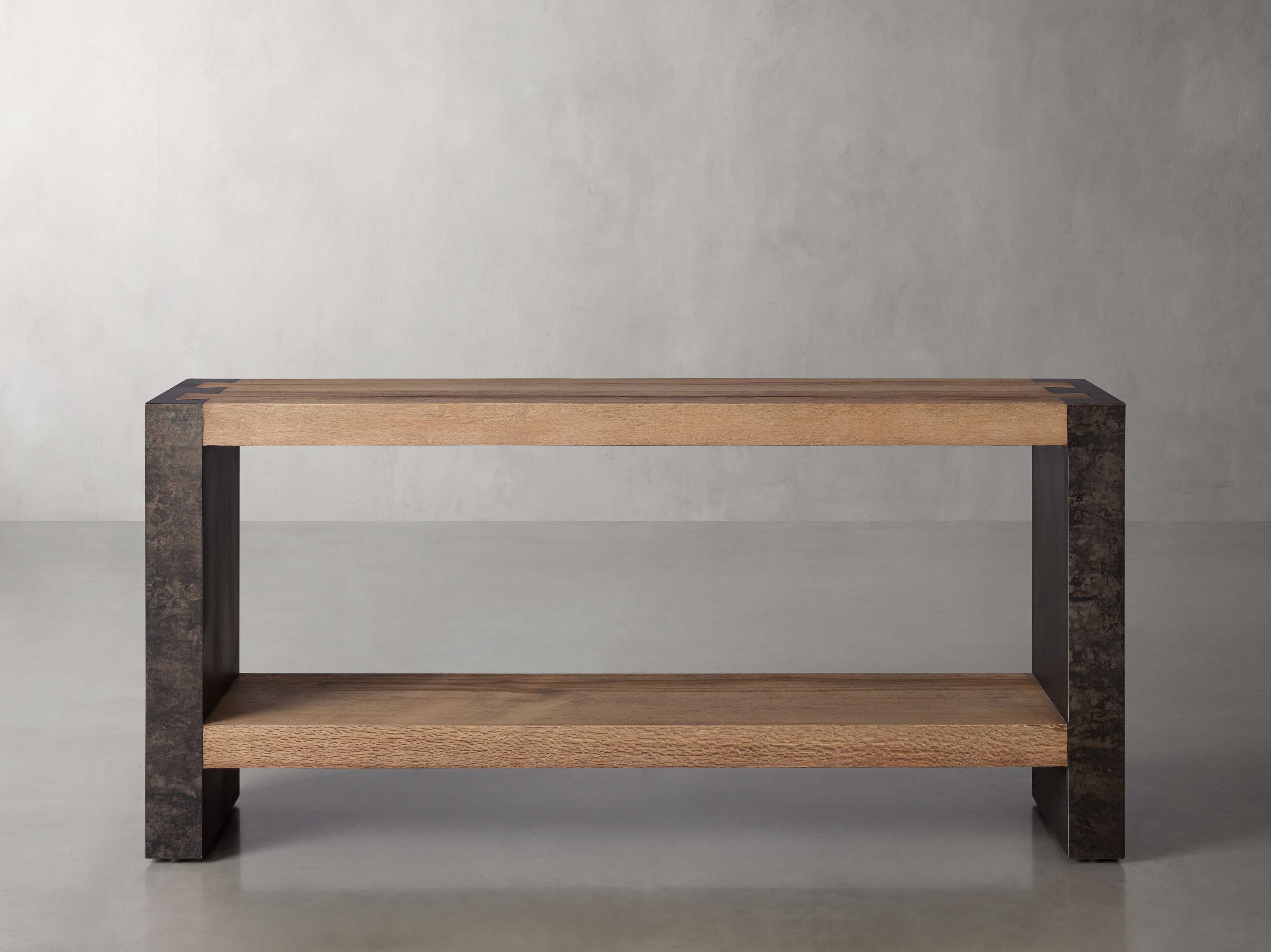 Telluride Console Table in Wood in Natural Arhaus