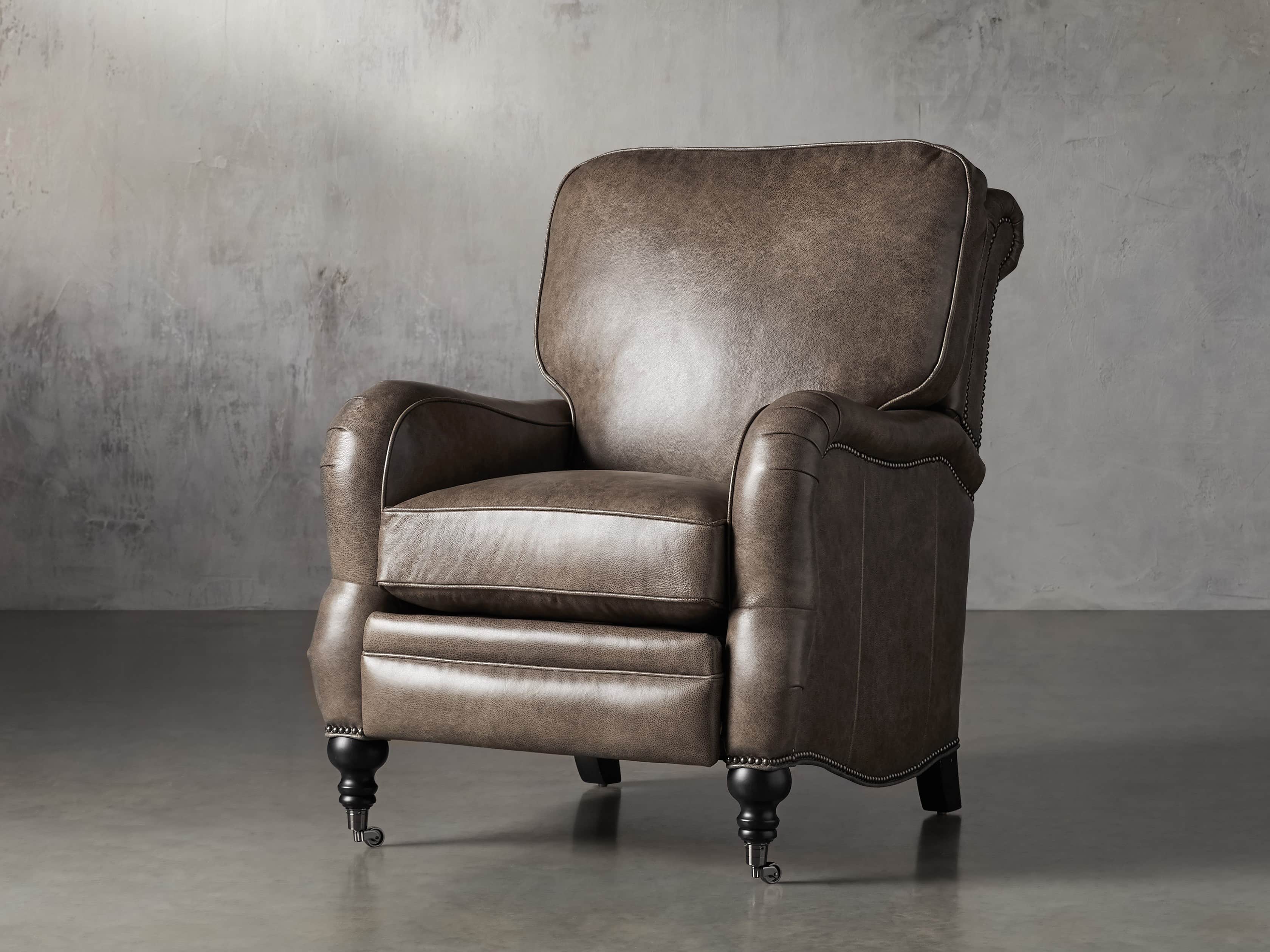 Brooklyn Leather Recliner Arhaus