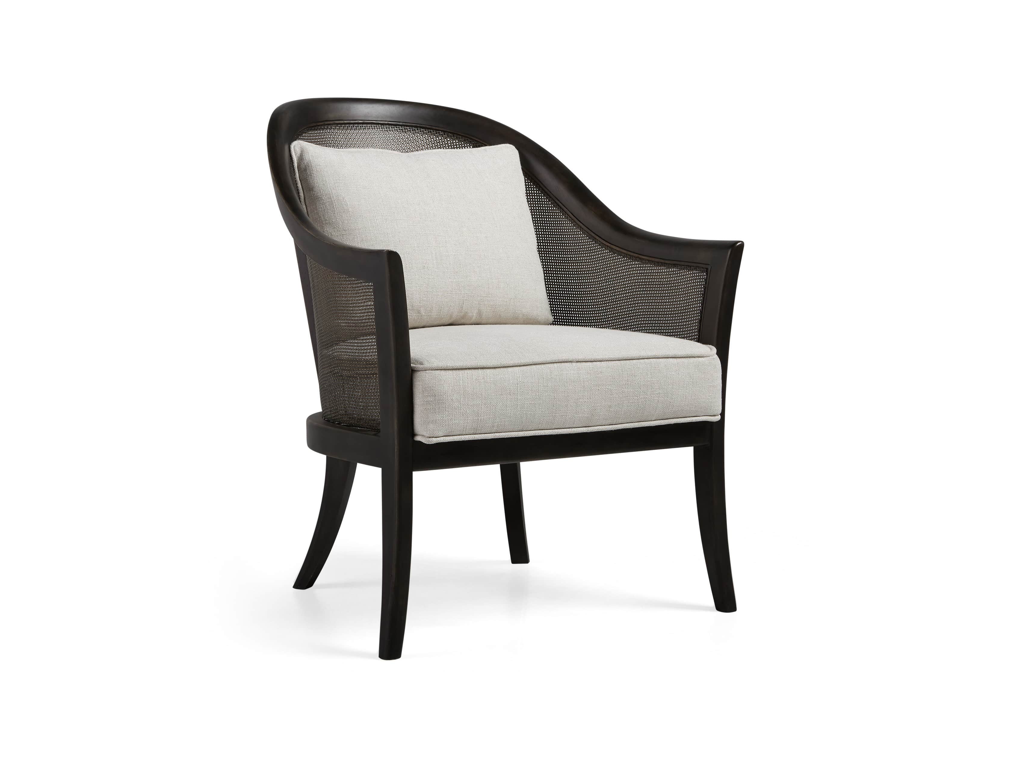 Nadine Upholstered 27" Chair in Chateau Linen