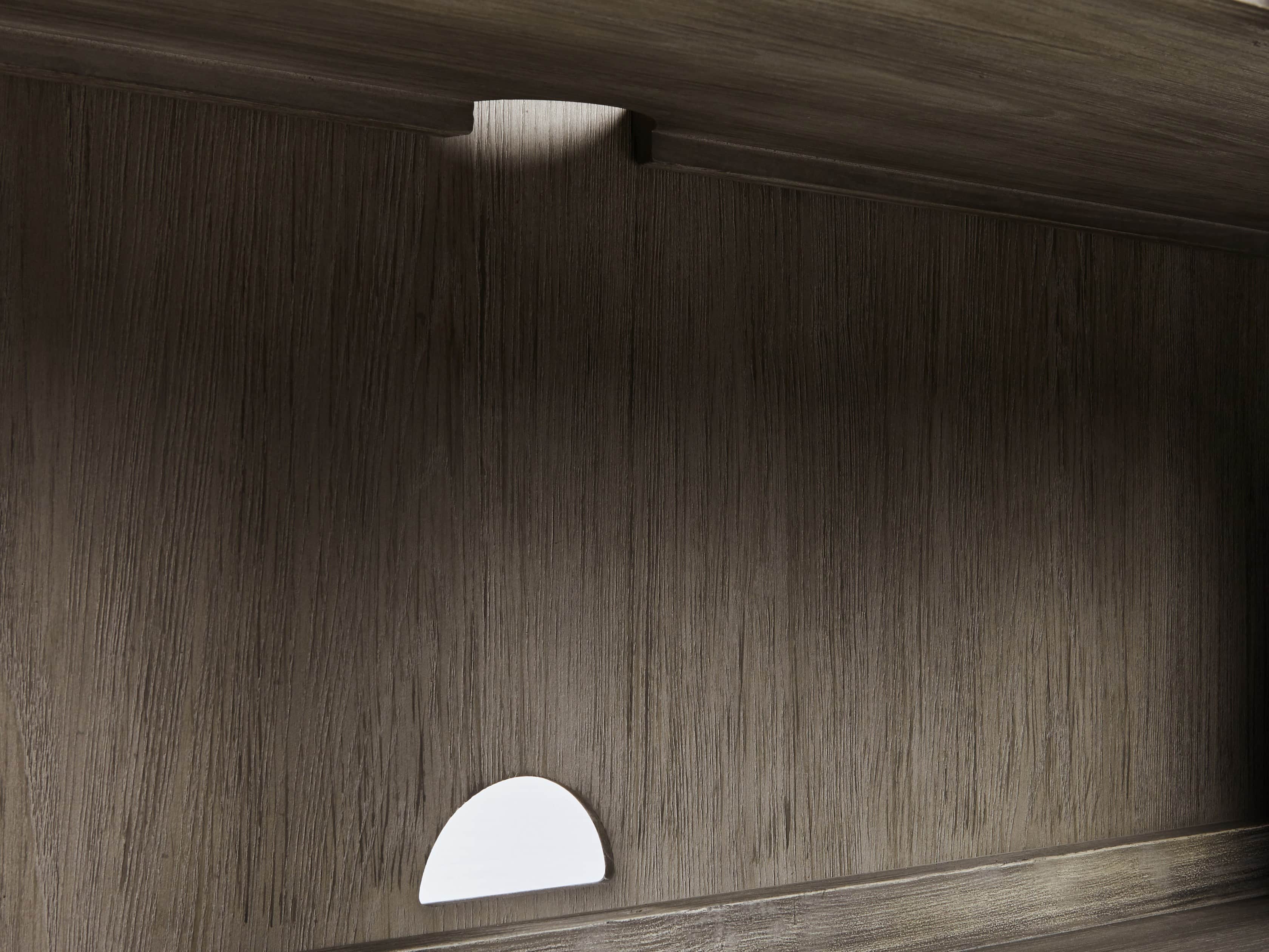 Argent Tall Cabinet in Stone On Ash