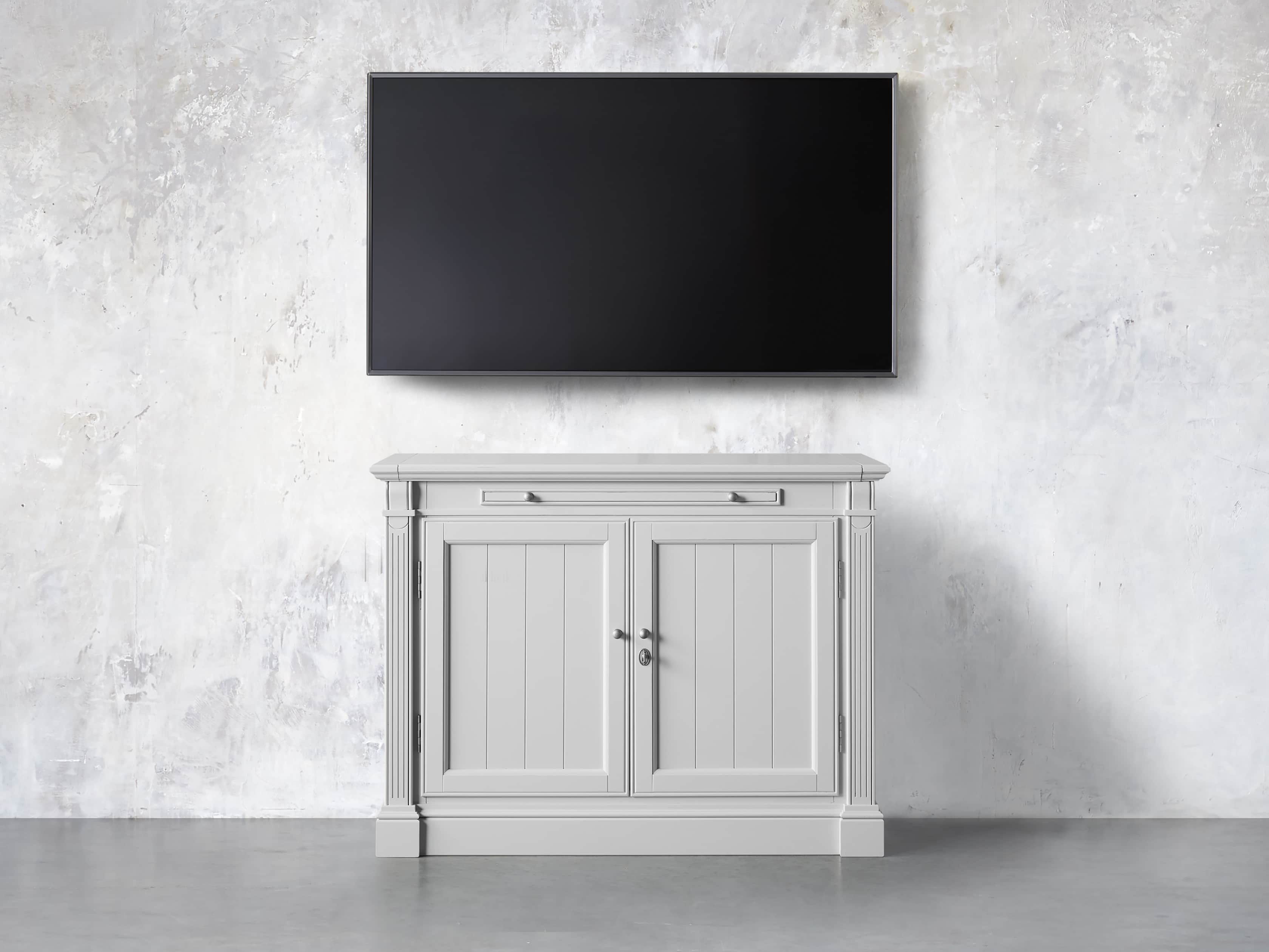 Athens Modular Two Door Cabinet in Nimbus