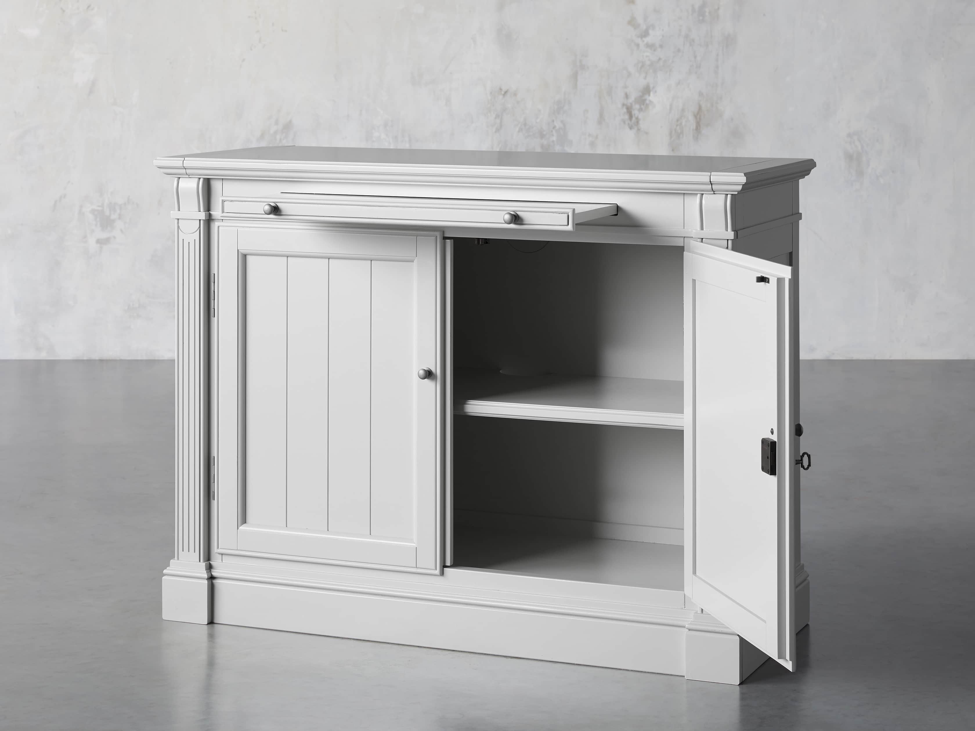 Athens Modular Two Door Cabinet in Nimbus