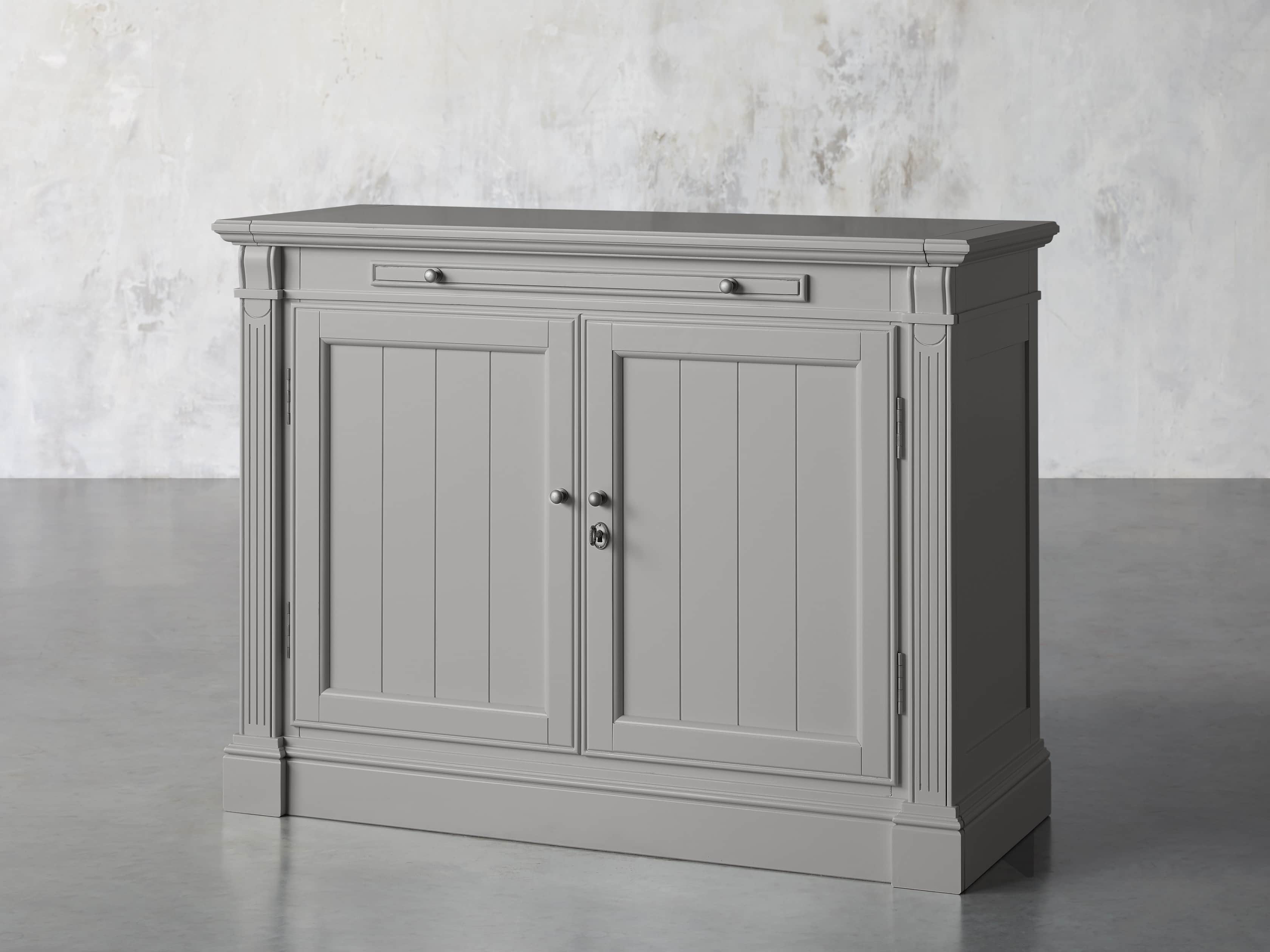 Athens Modular Two Door Cabinet in Stratus, slide 4 of 11