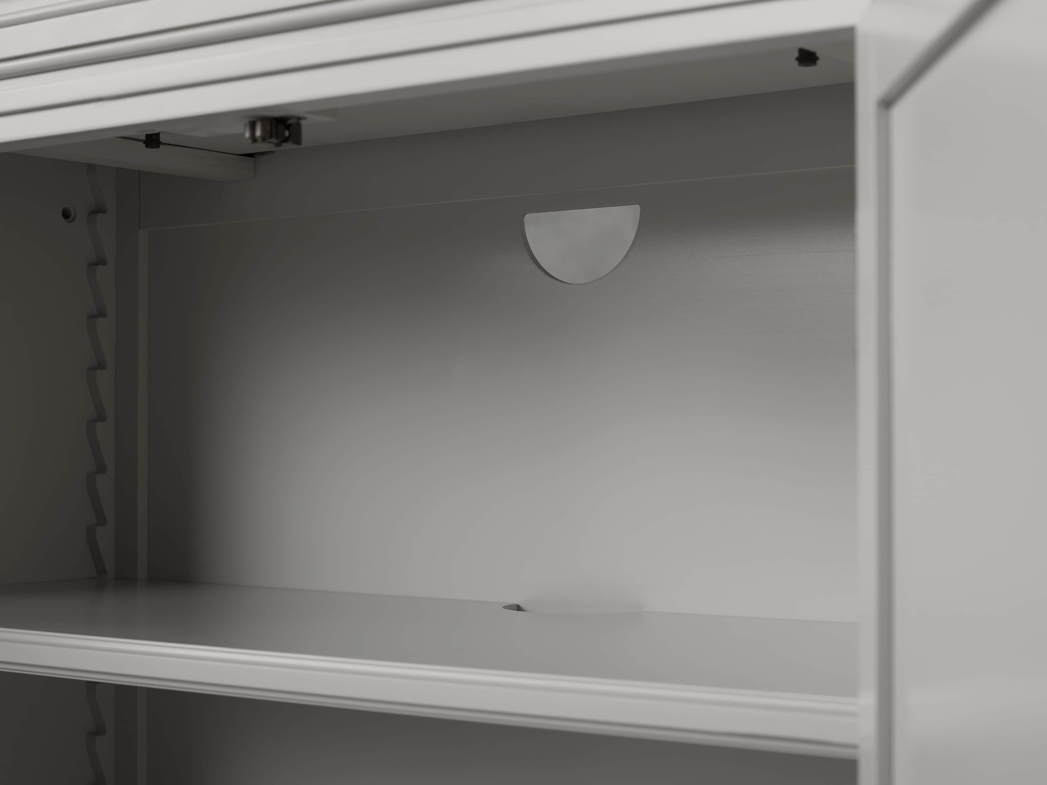 Athens Modular Two Door Cabinet in Stratus, slide 7 of 11