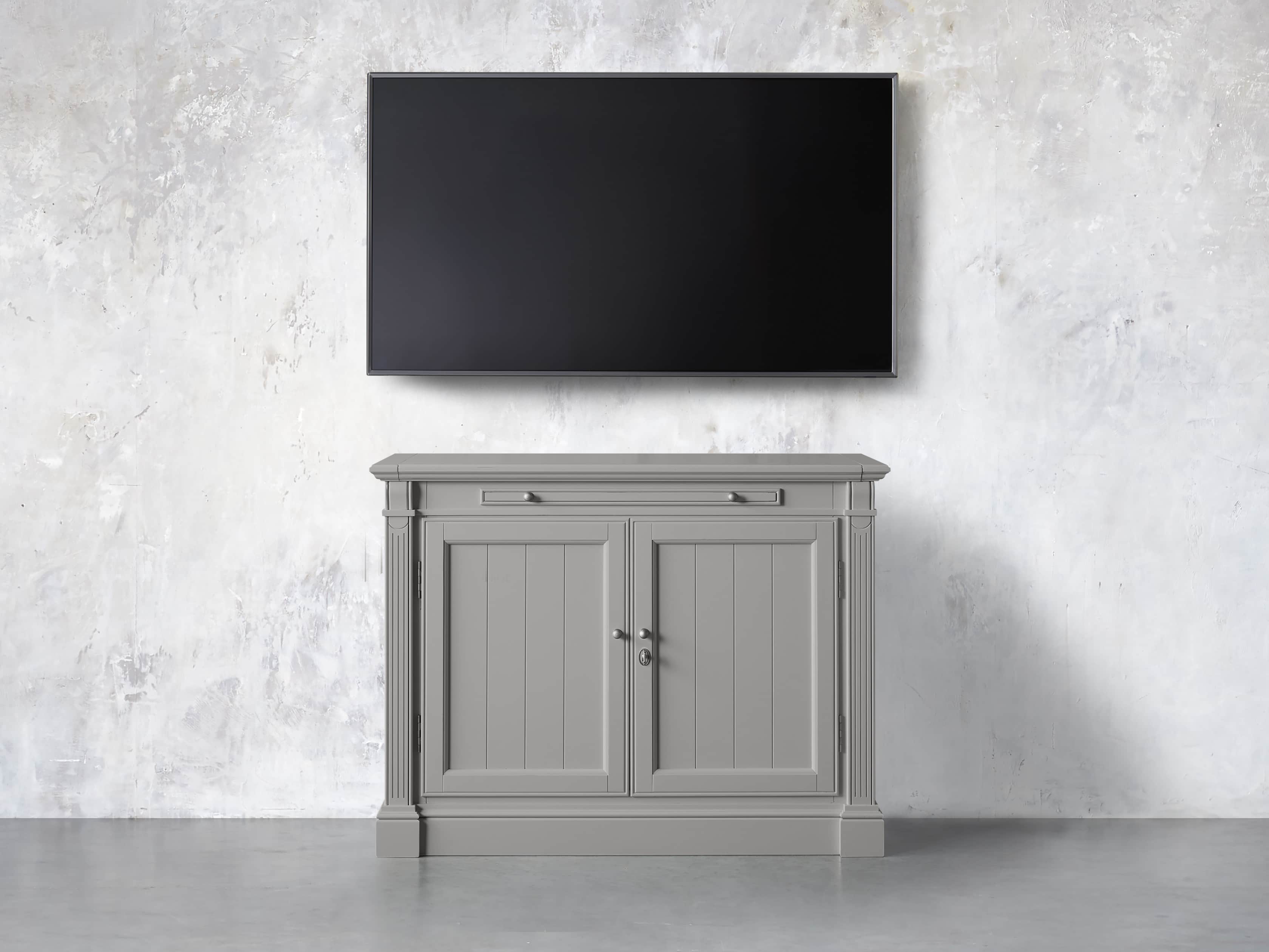 Athens Modular Two Door Cabinet in Stratus, slide 5 of 11