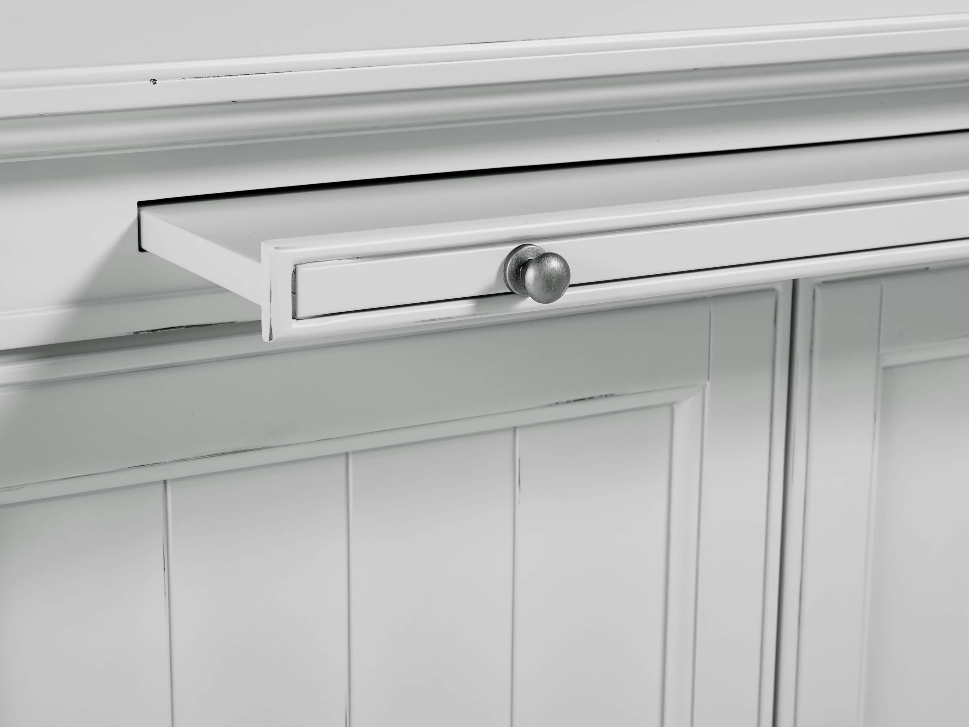 Athens Modular Triple Display Cabinet in Nimbus, slide 7 of 7