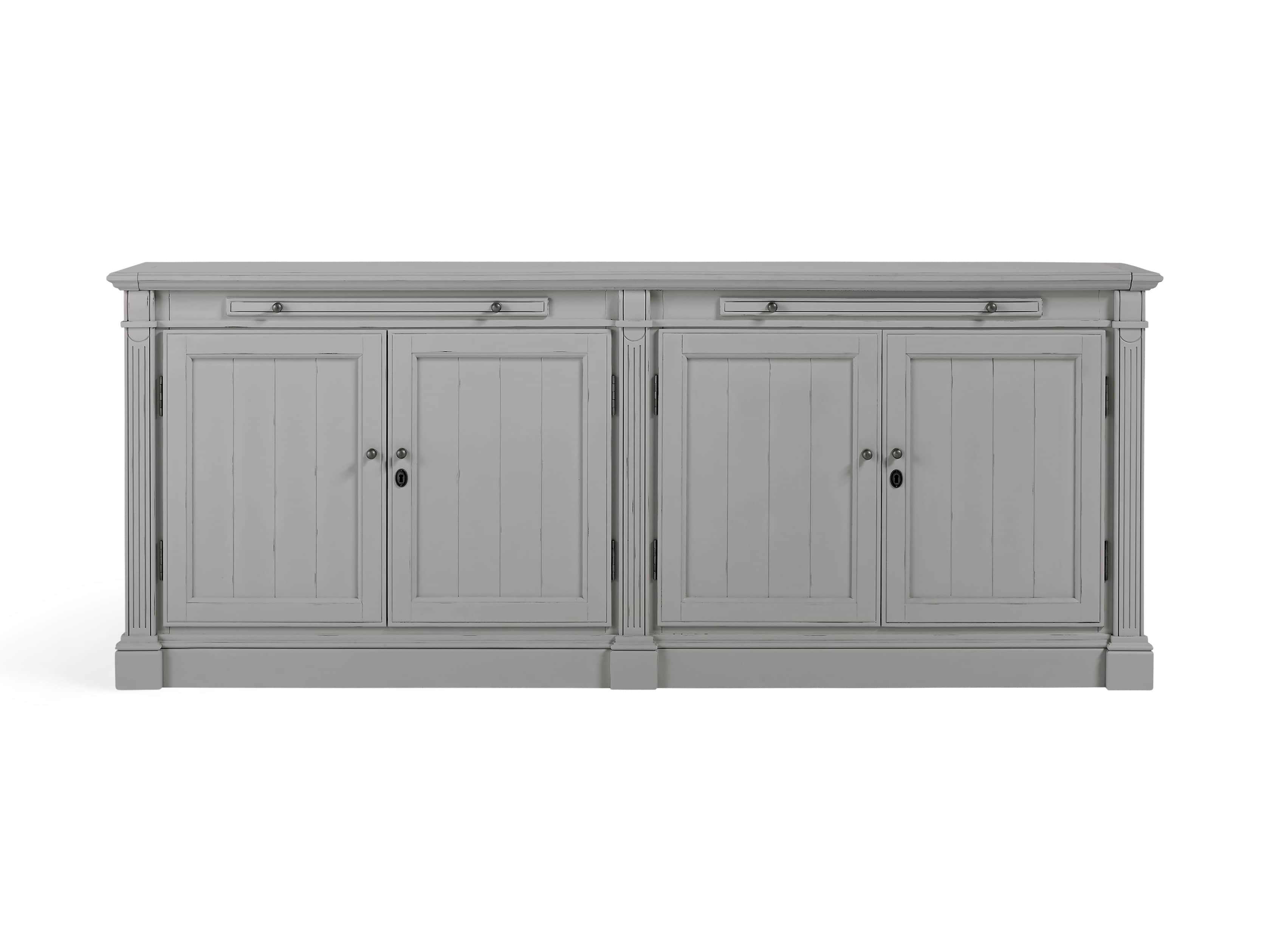 Athens Modular Four Door Media Console in Stratus