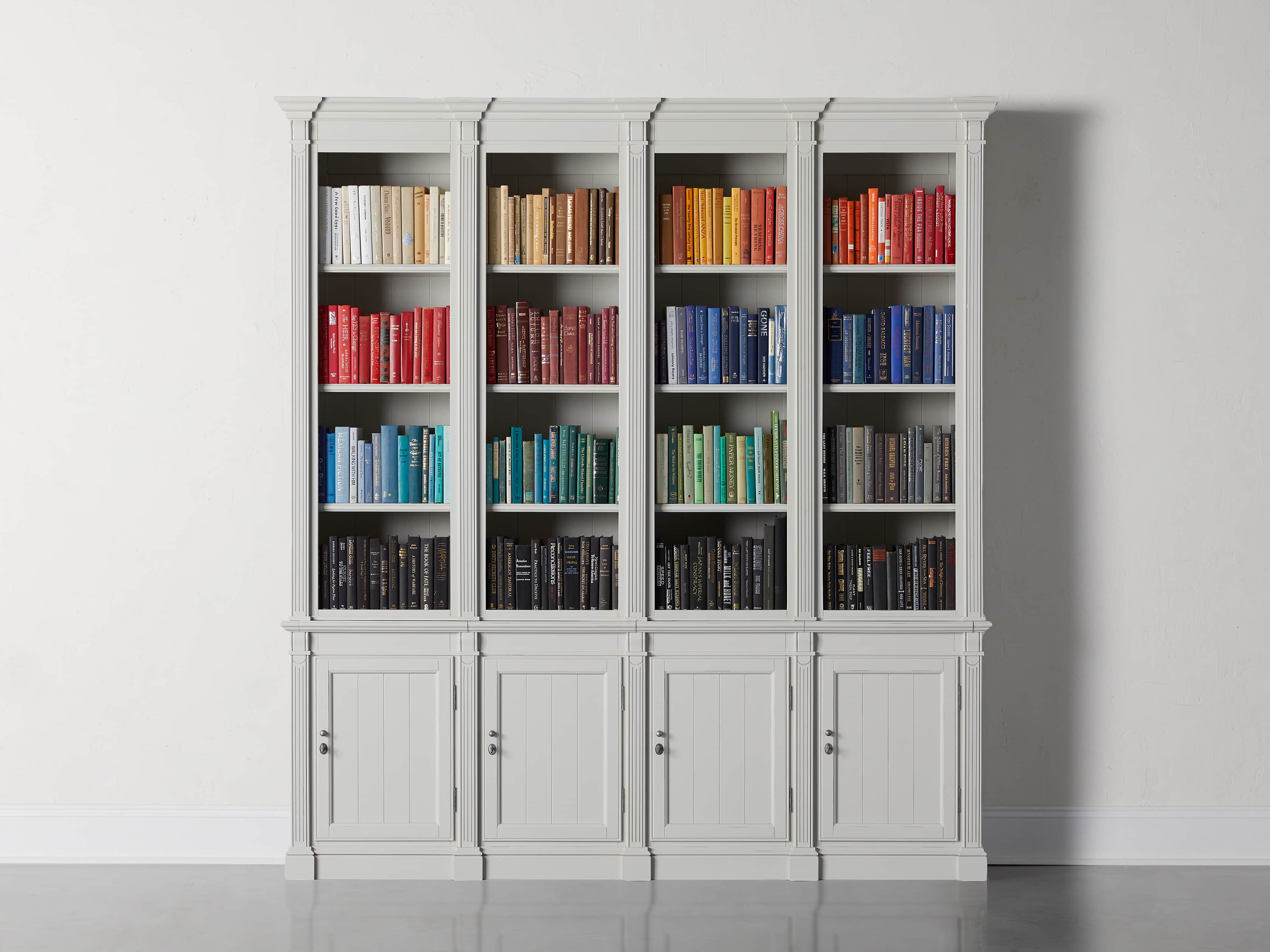 narrow book case