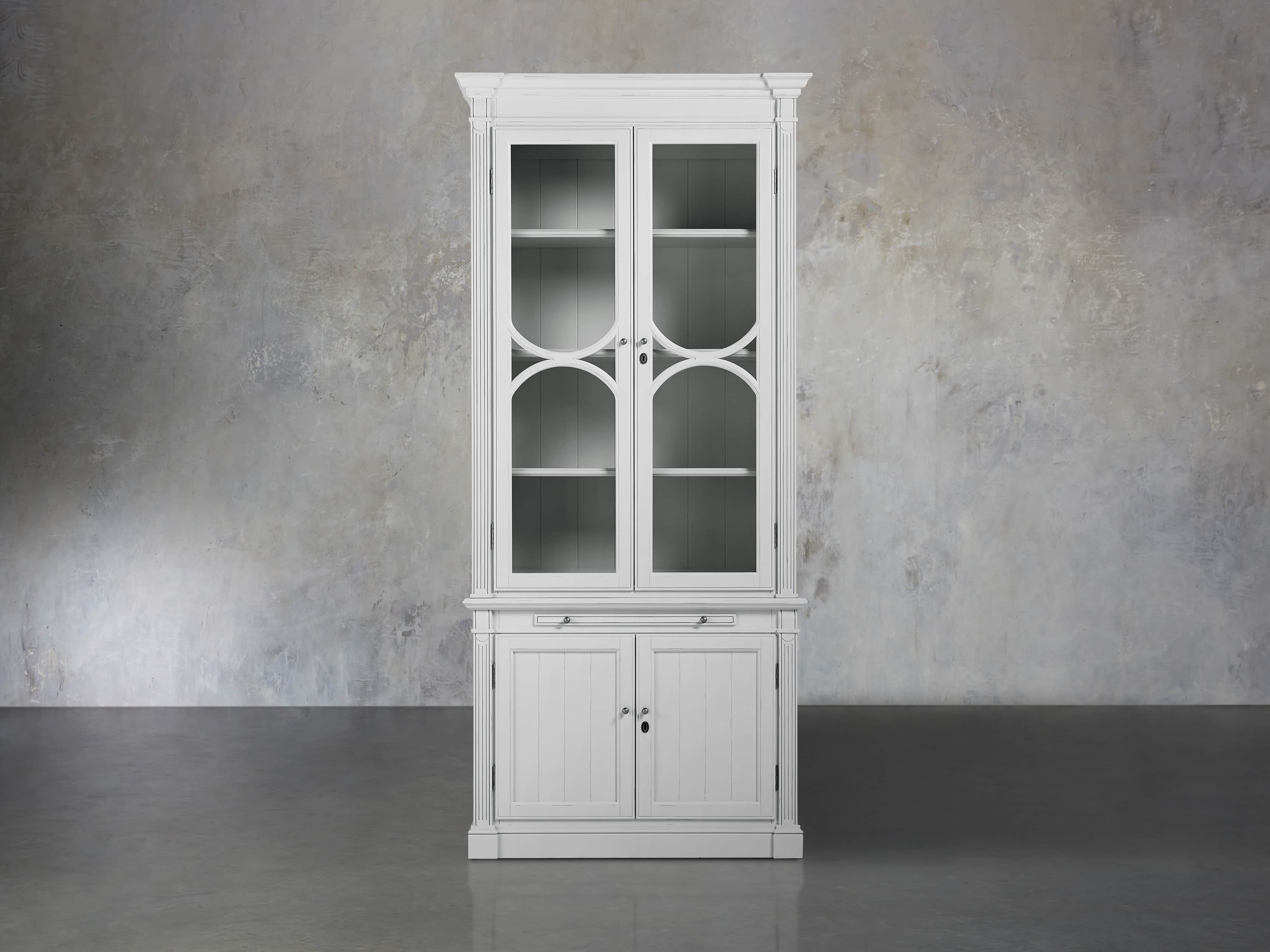 Athens Display Cabinet in Nimbus