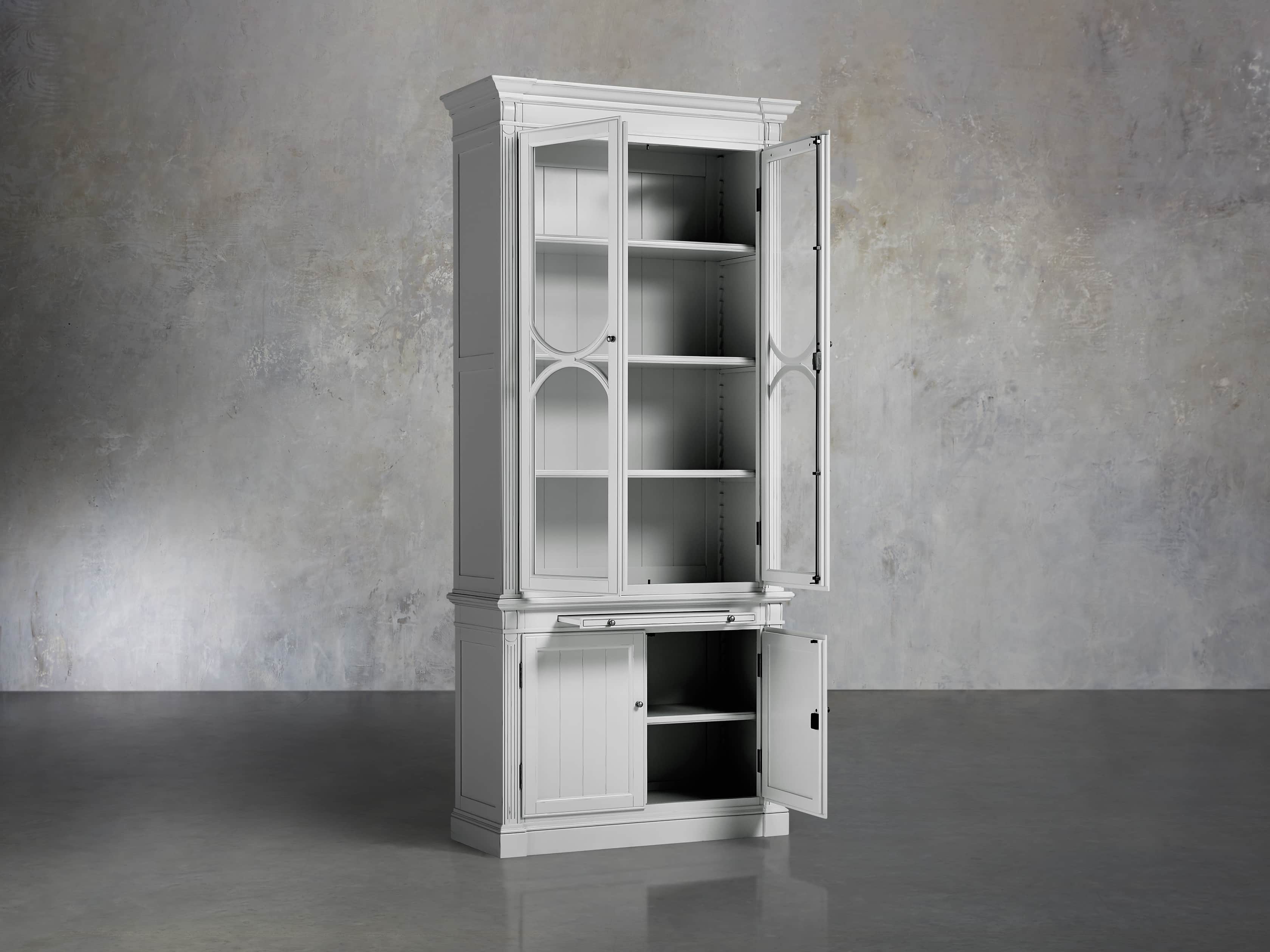 Athens Display Cabinet in Nimbus