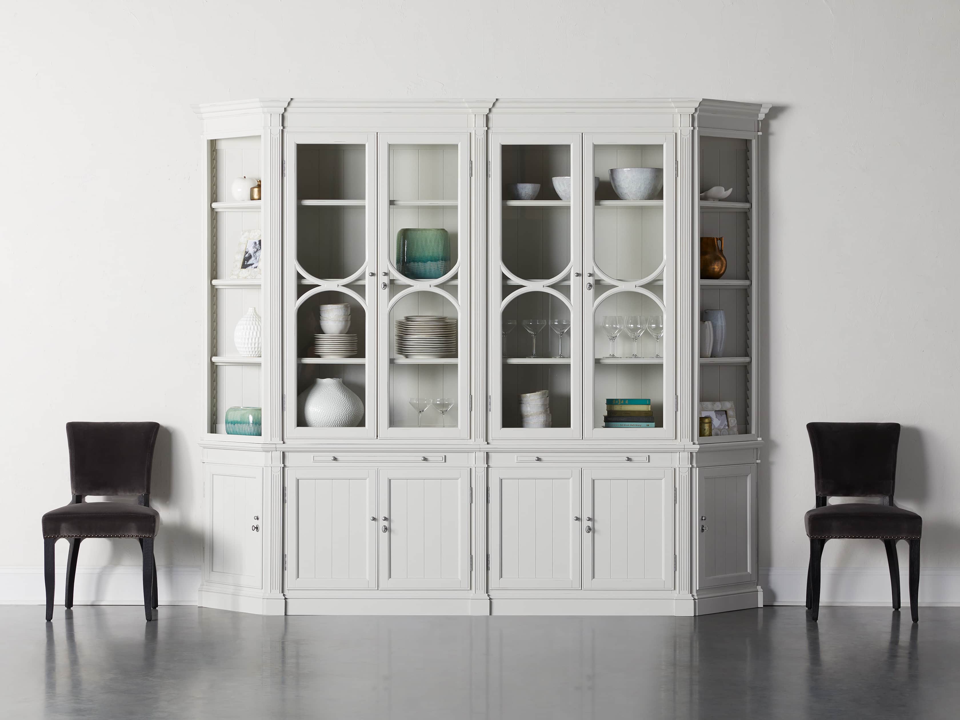 Modular china store cabinet