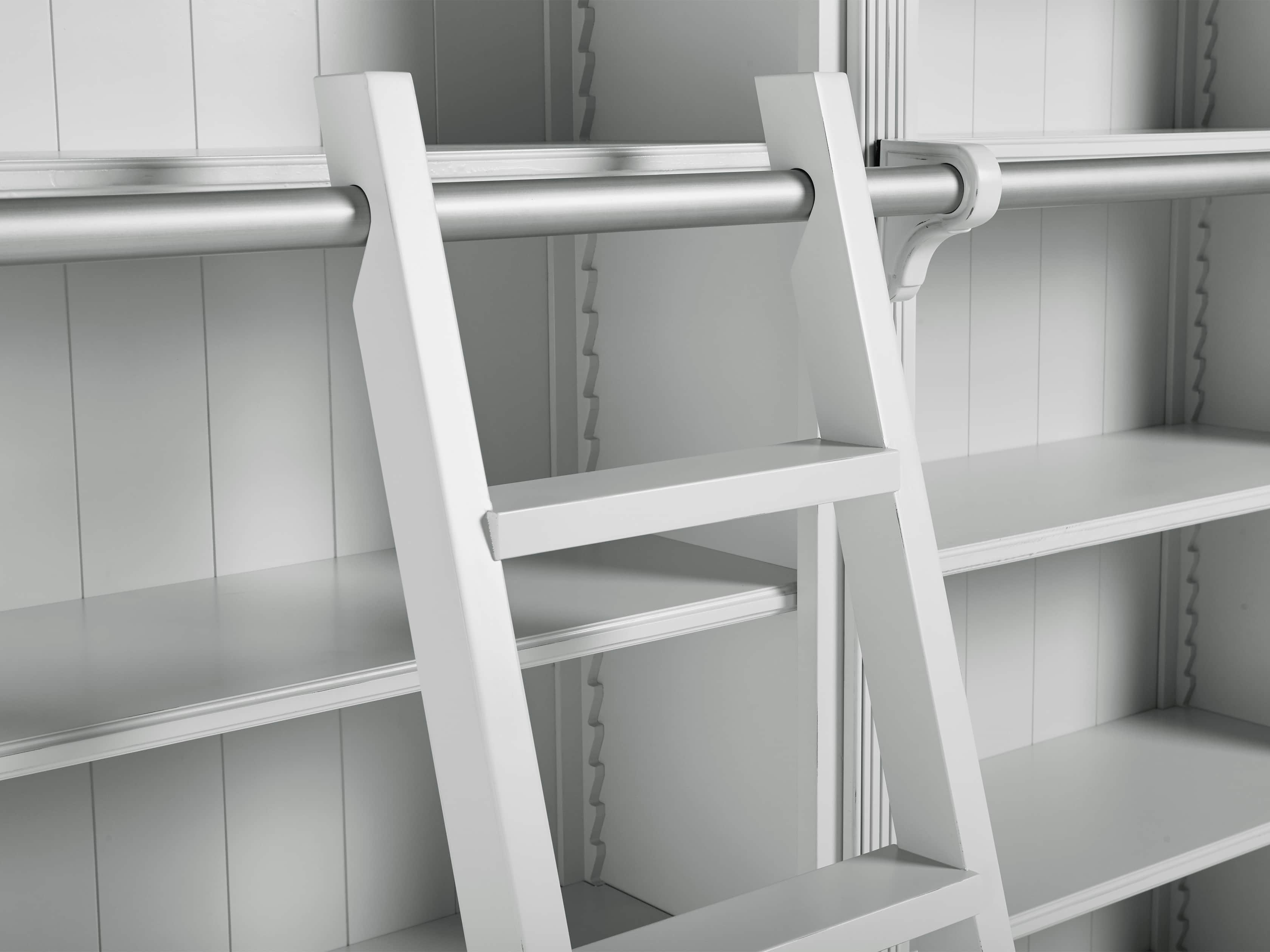 Athens Modular Library with Angled Bookcases in Nimbus, slide 4 of 6