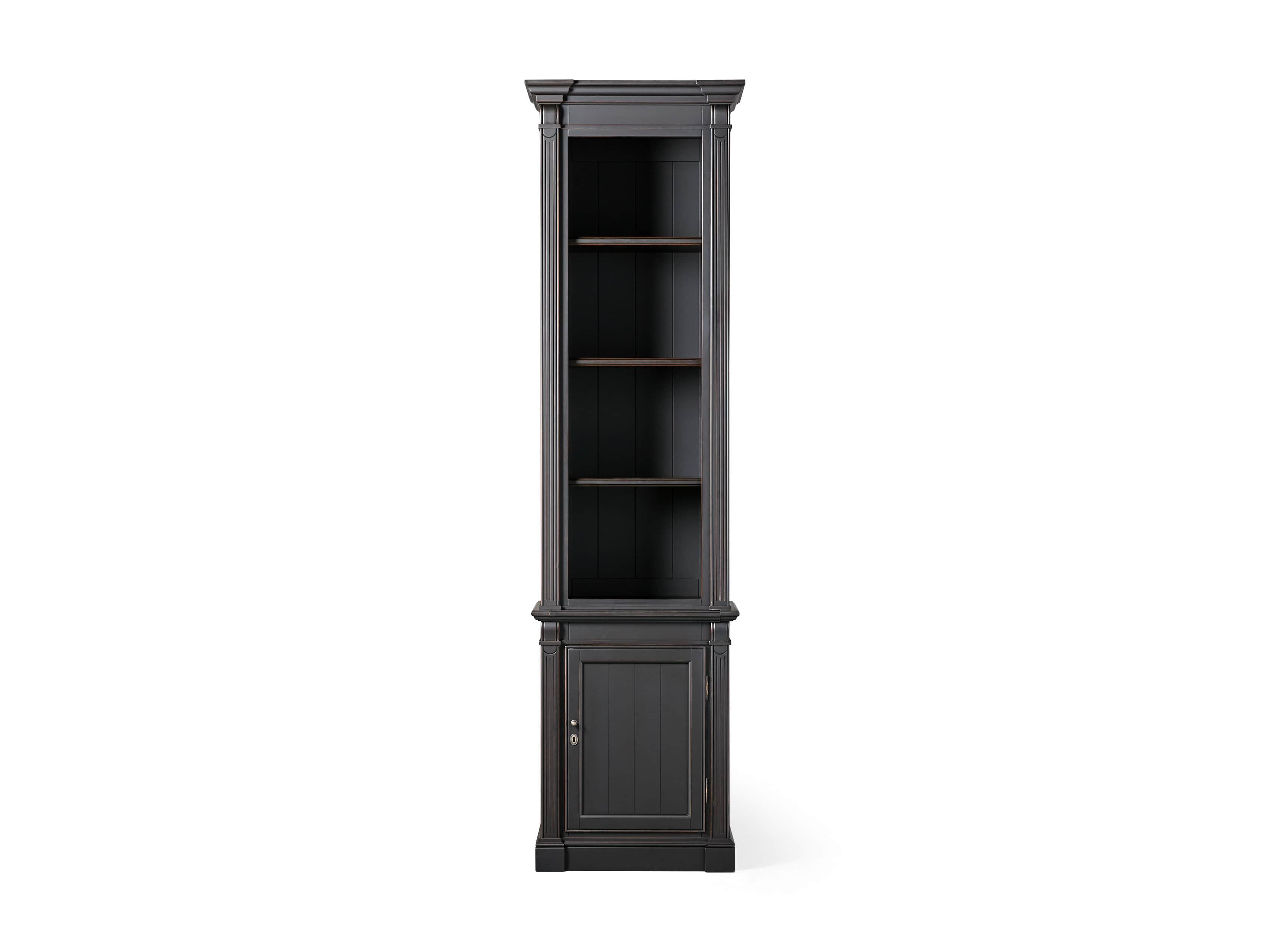 2 ATHENS BLK NARROW BOOKCASE, slide 5 of 5