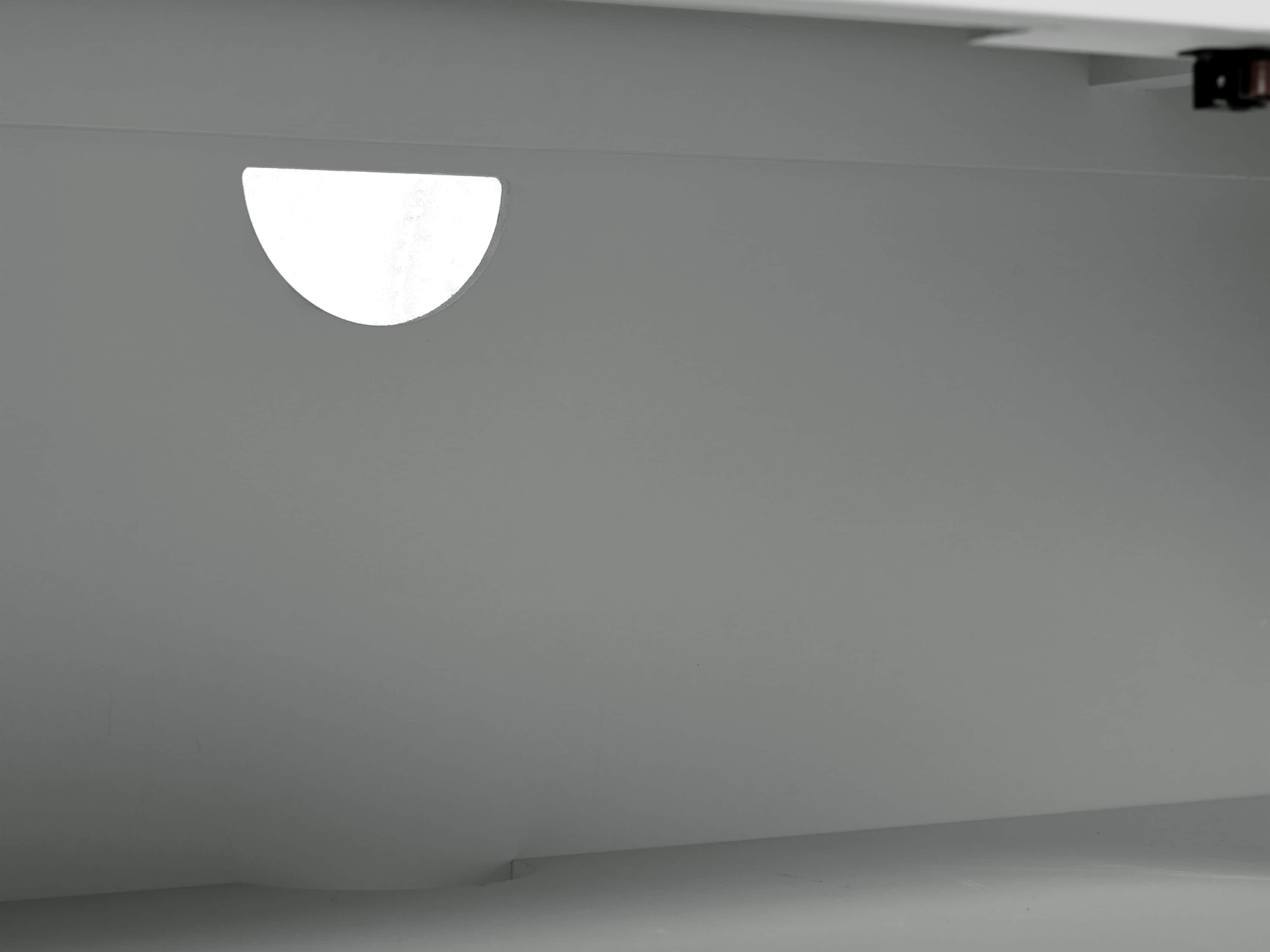 Athens Modular Media Console with Double Bookcases in Nimbus, slide 6 of 6