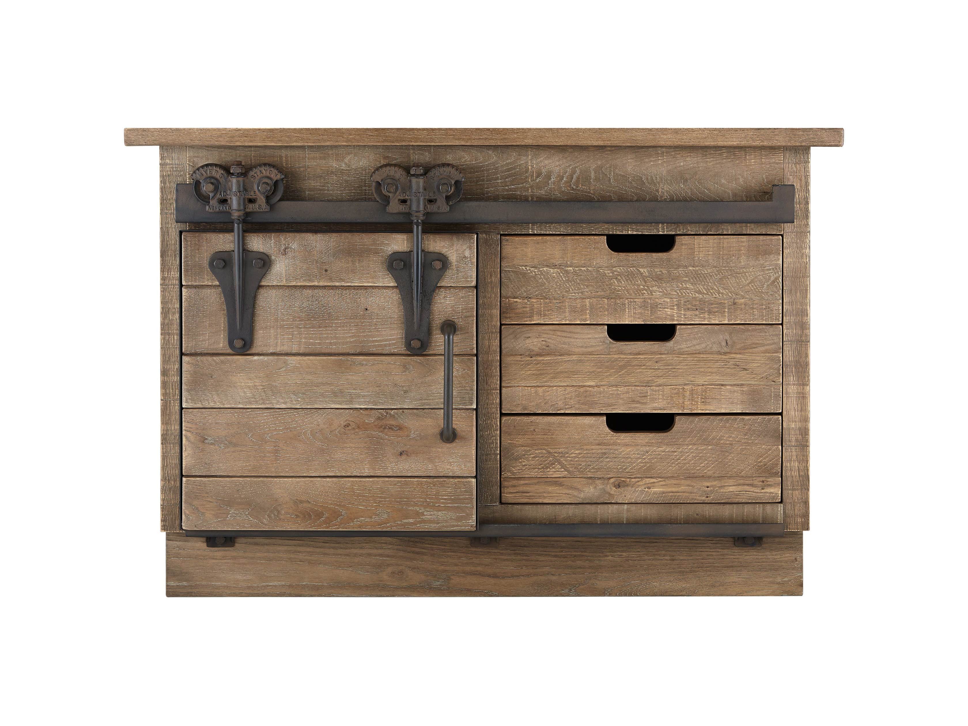 Baumann 50" Media Console In Ashland Natural, slide 3 of 4