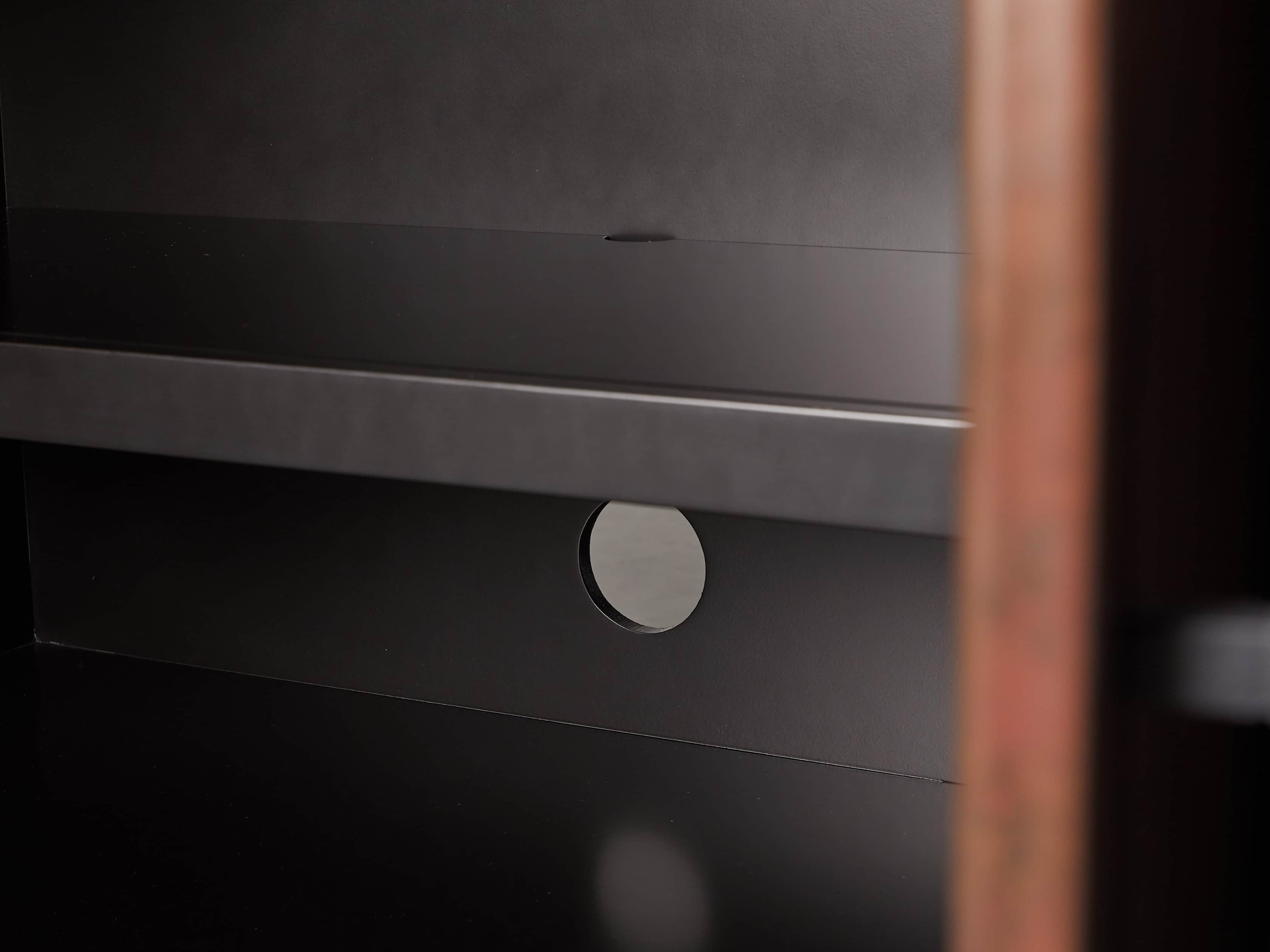 Cahlo 69" Chocolate Copper Credenza