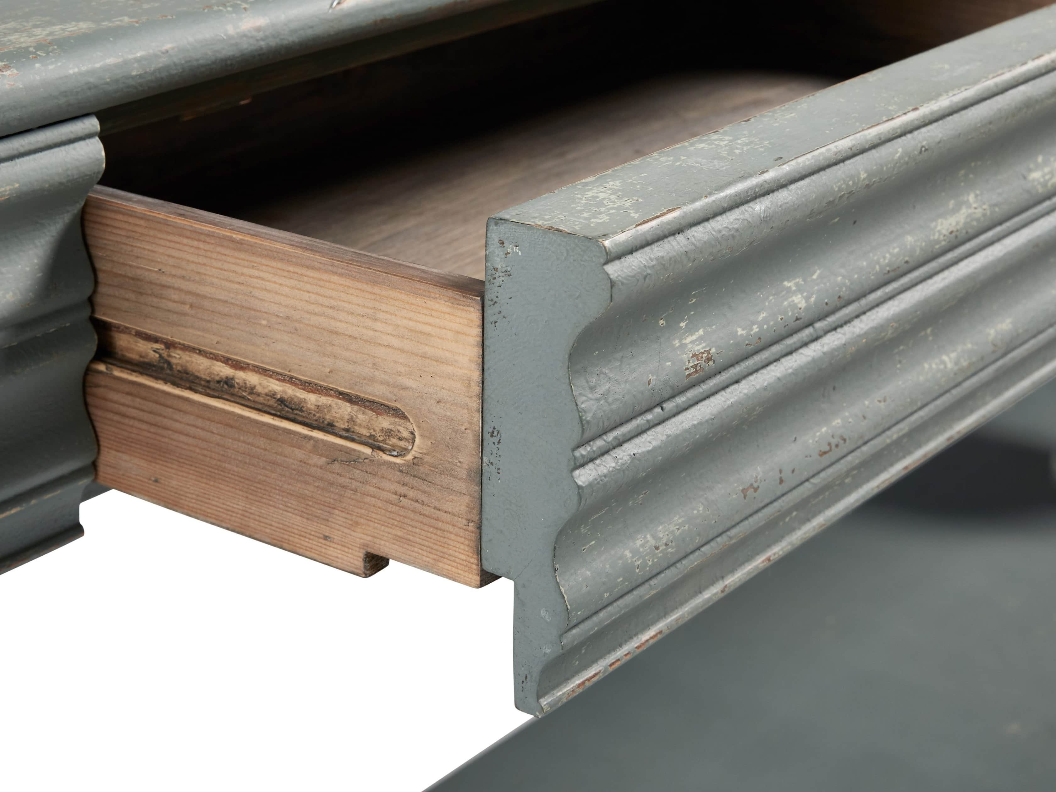 Chorus Theory Media Console in Rustic Blue