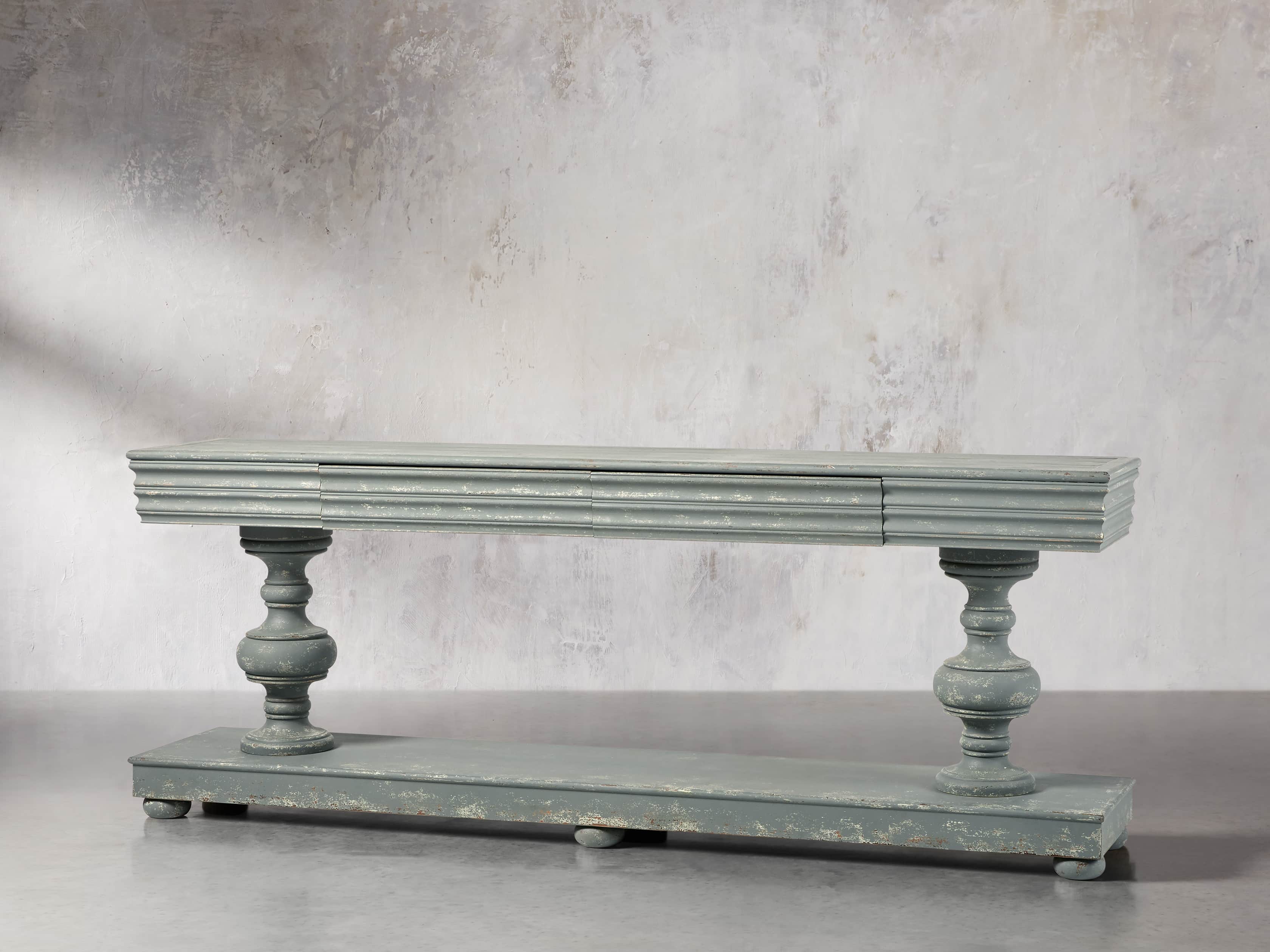 Chorus Theory Media Console in Rustic Blue