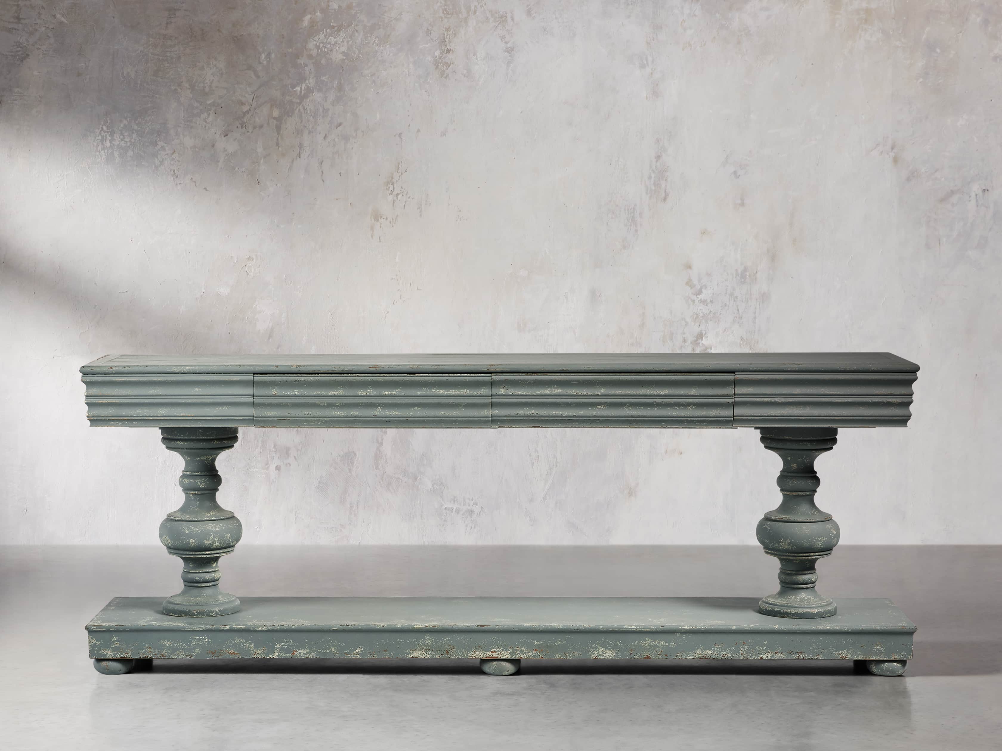 Chorus Theory Media Console in Rustic Blue