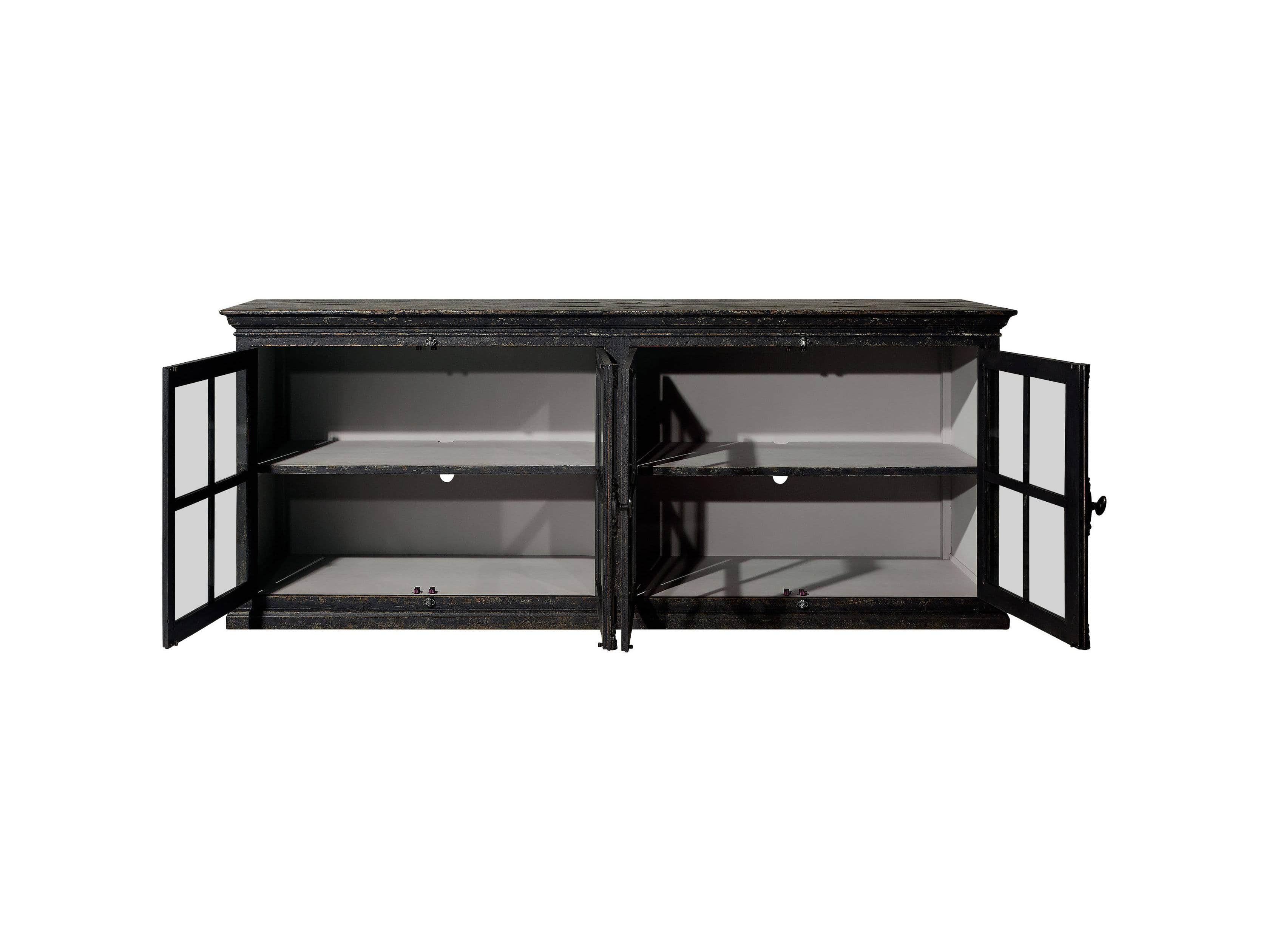 Chorus Theory 80" Media Console in Rustic Black