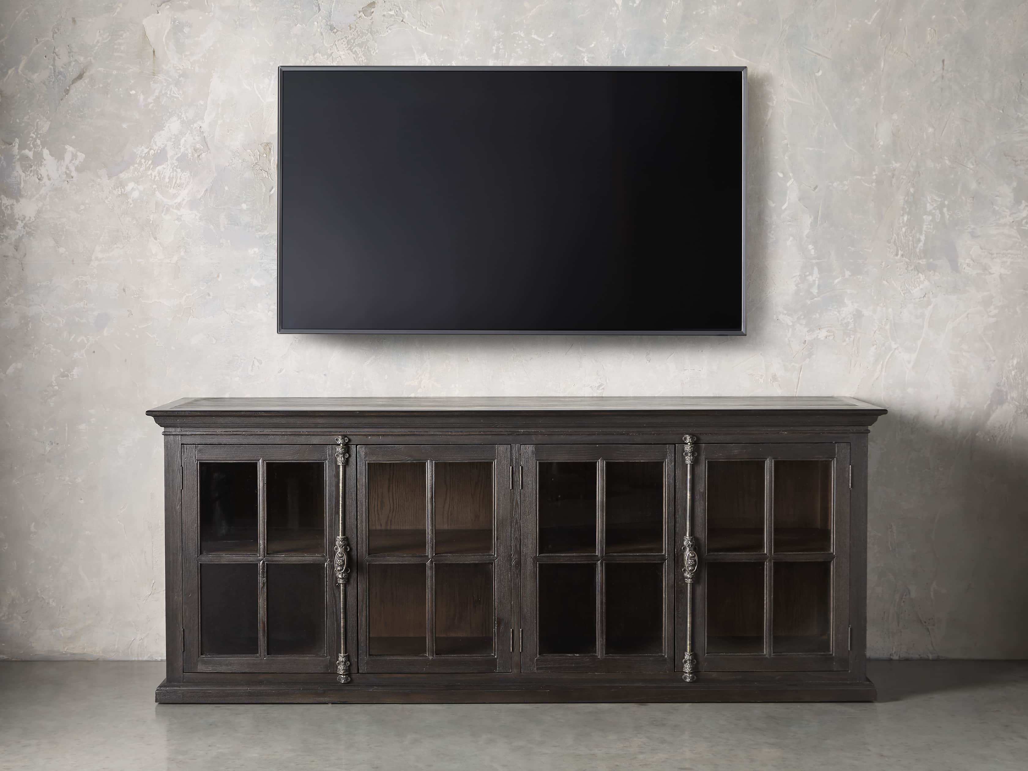 Chorus Theory 80" Media Console in Ebony, slide 4 of 5