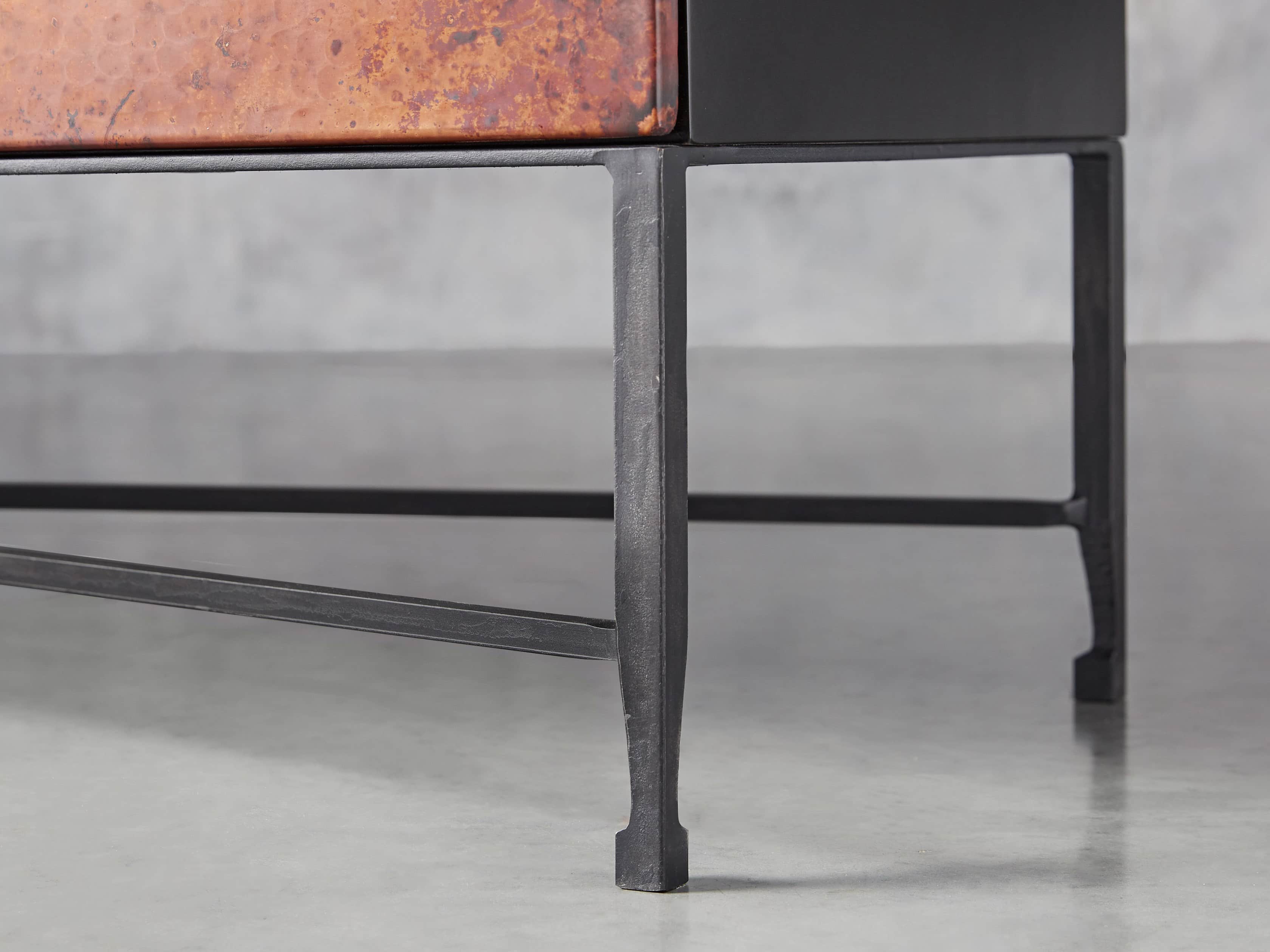 Cahlo 69" Copper Media Console