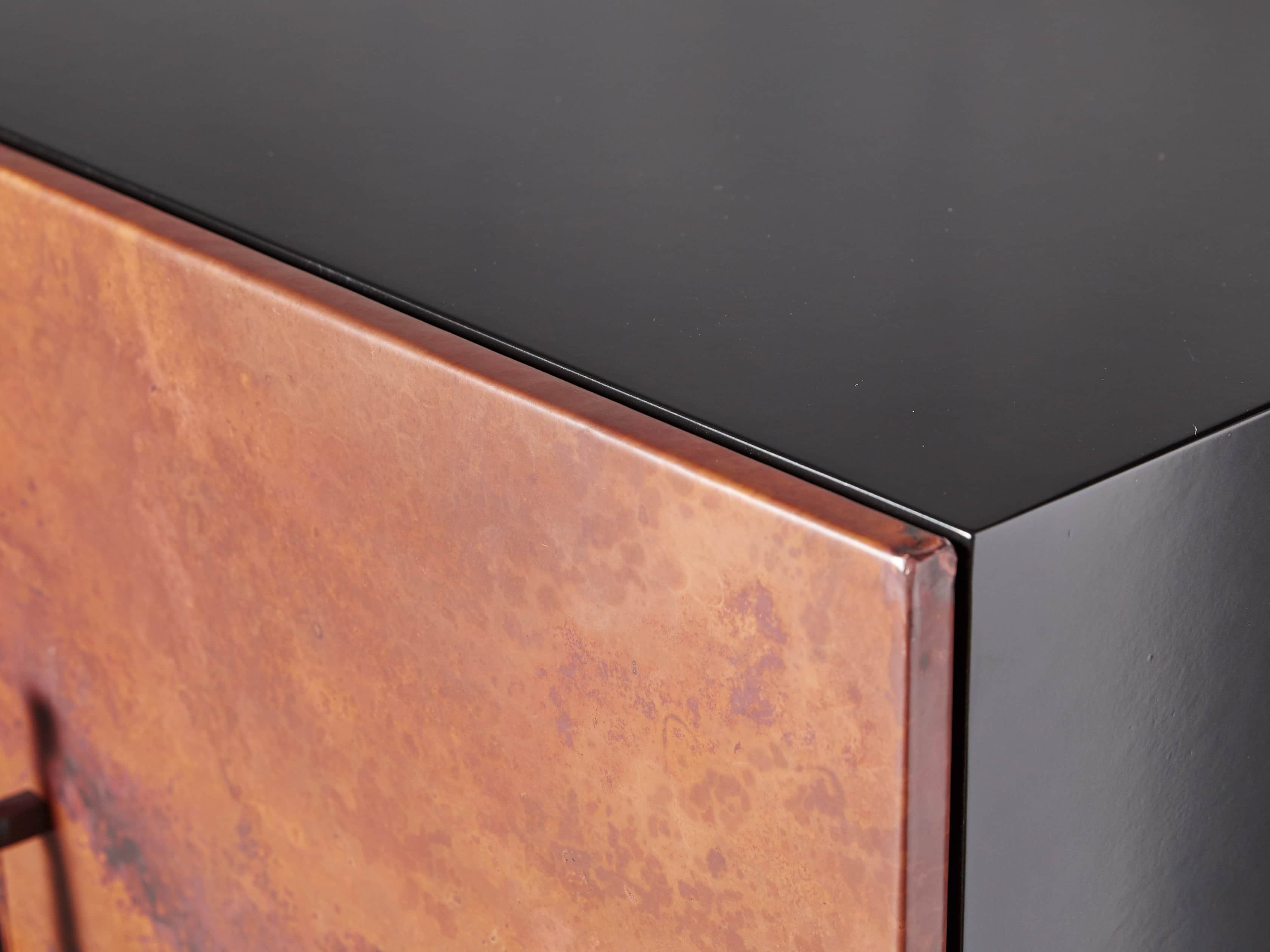 Cahlo 69" Copper Media Console