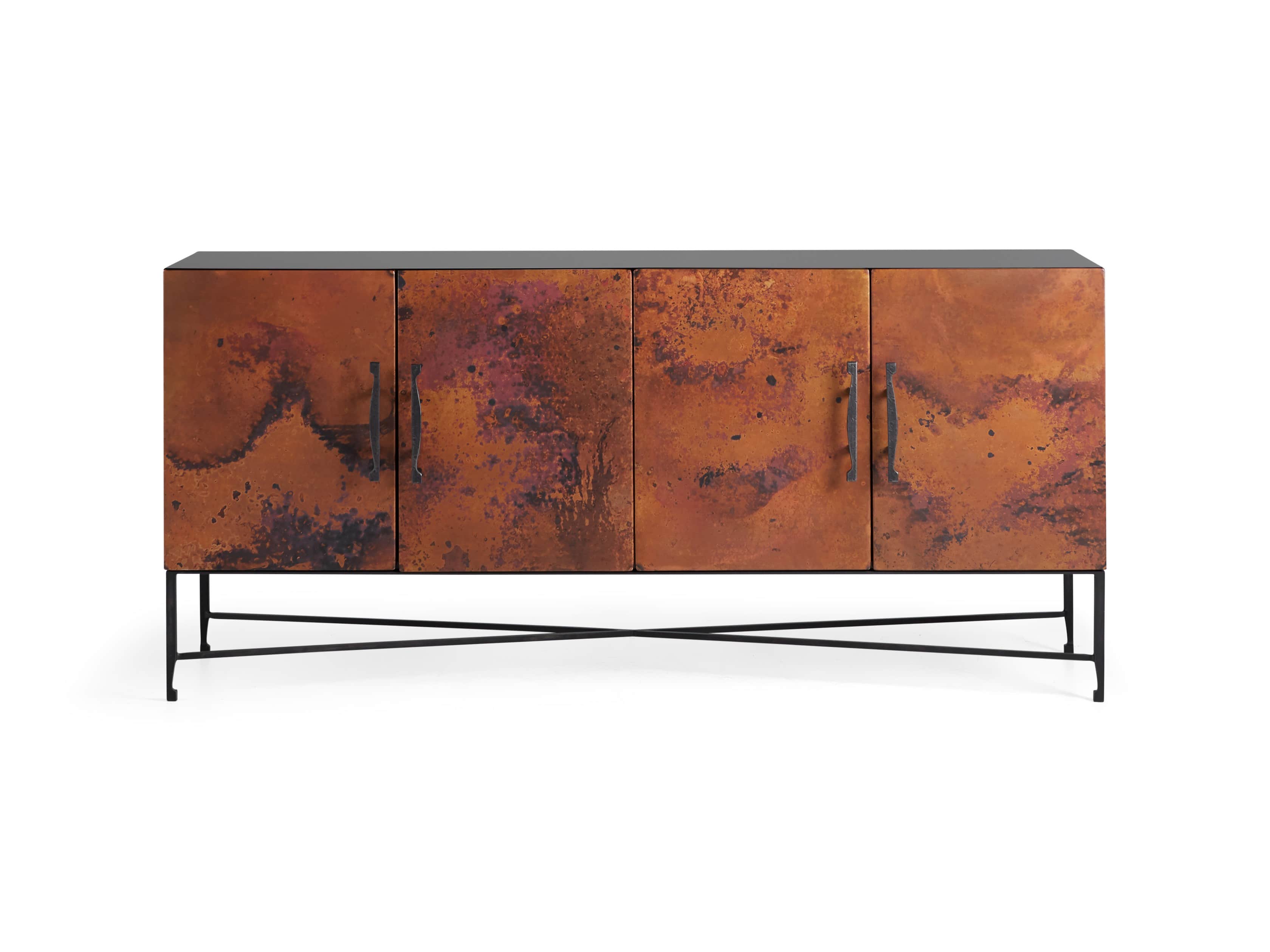 Cahlo 69" Copper Media Console