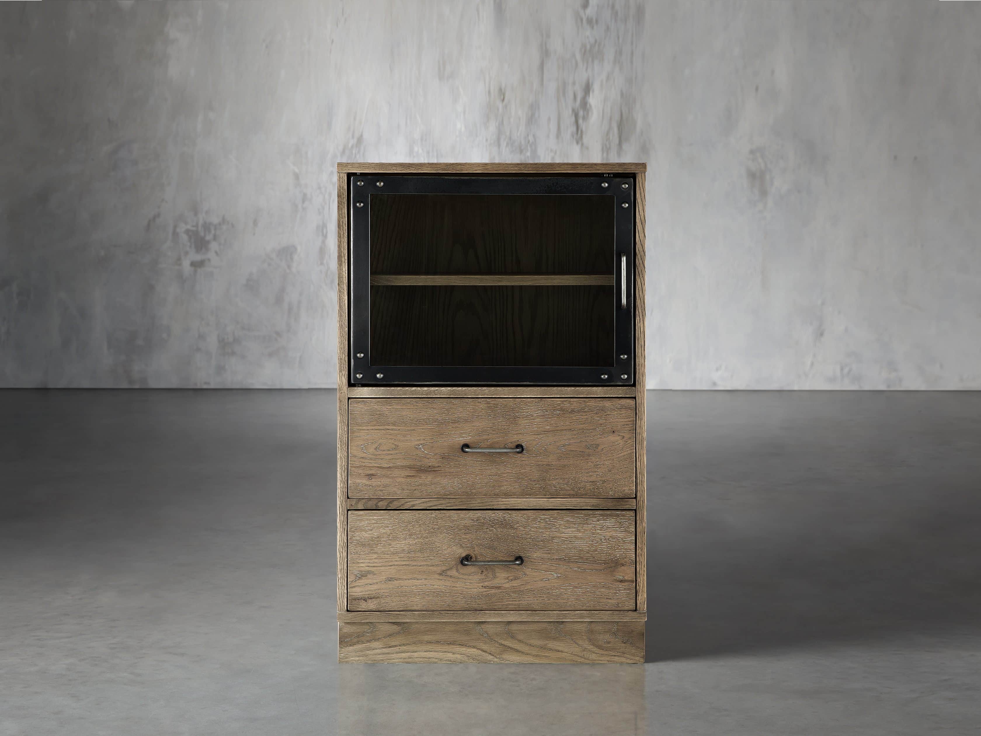 Curiosity Modular 2 Cubby Cabinet In Natural