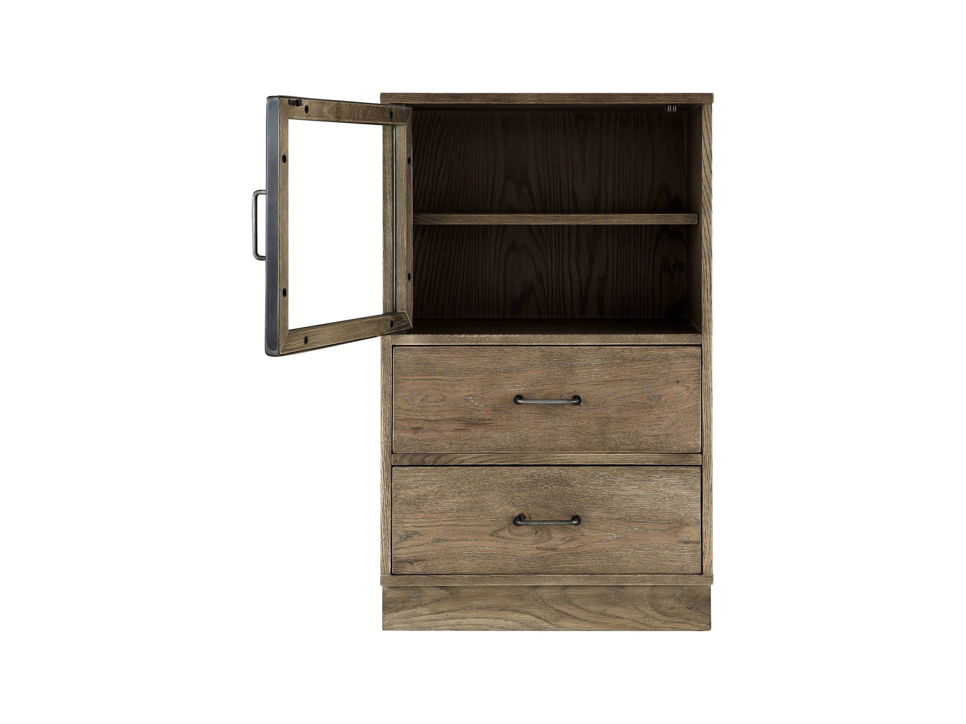 Curiosity Modular 2 Cubby Cabinet In Natural