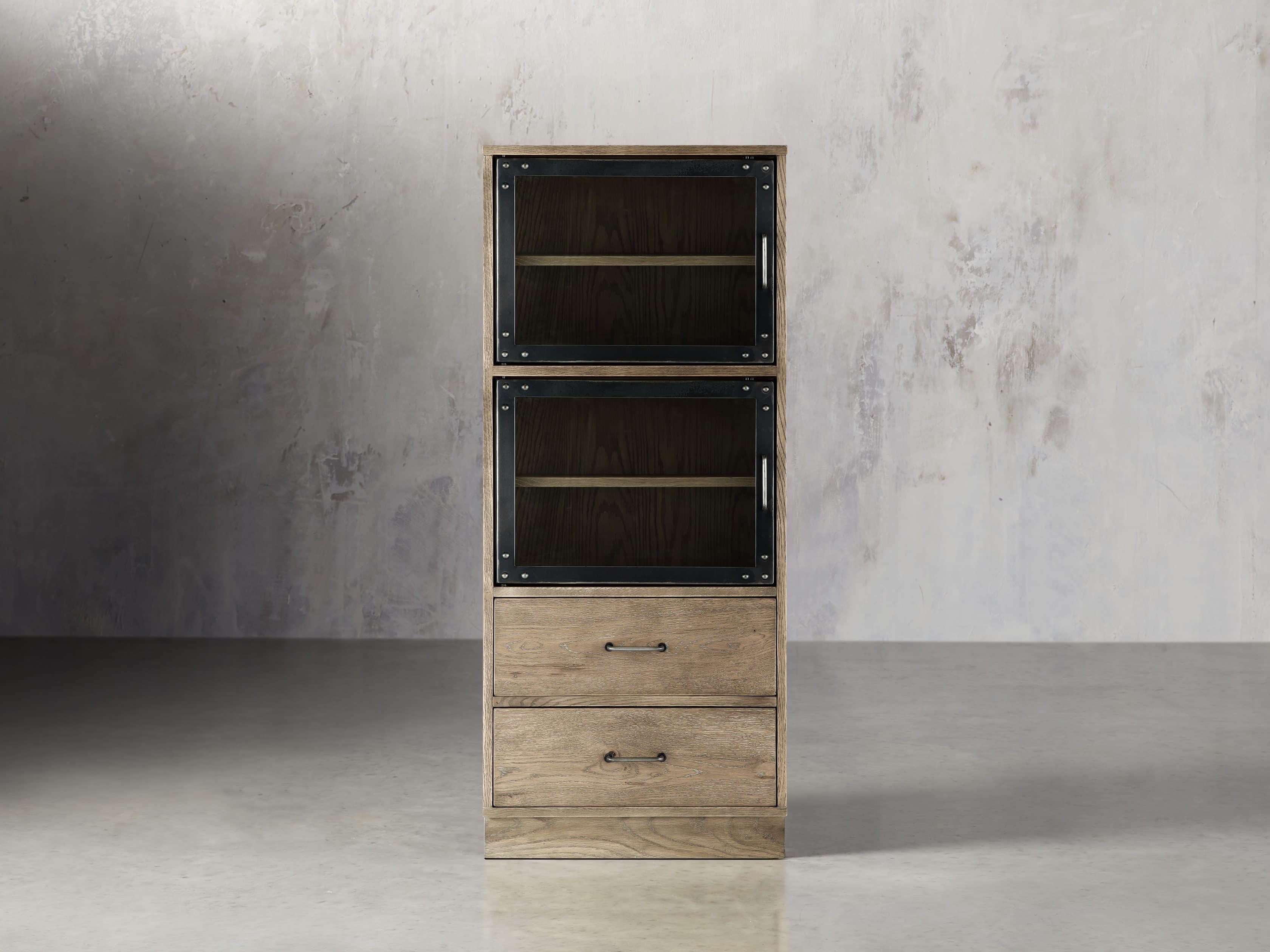 Curiosity Modular 3 Cubby Cabinet In Natural