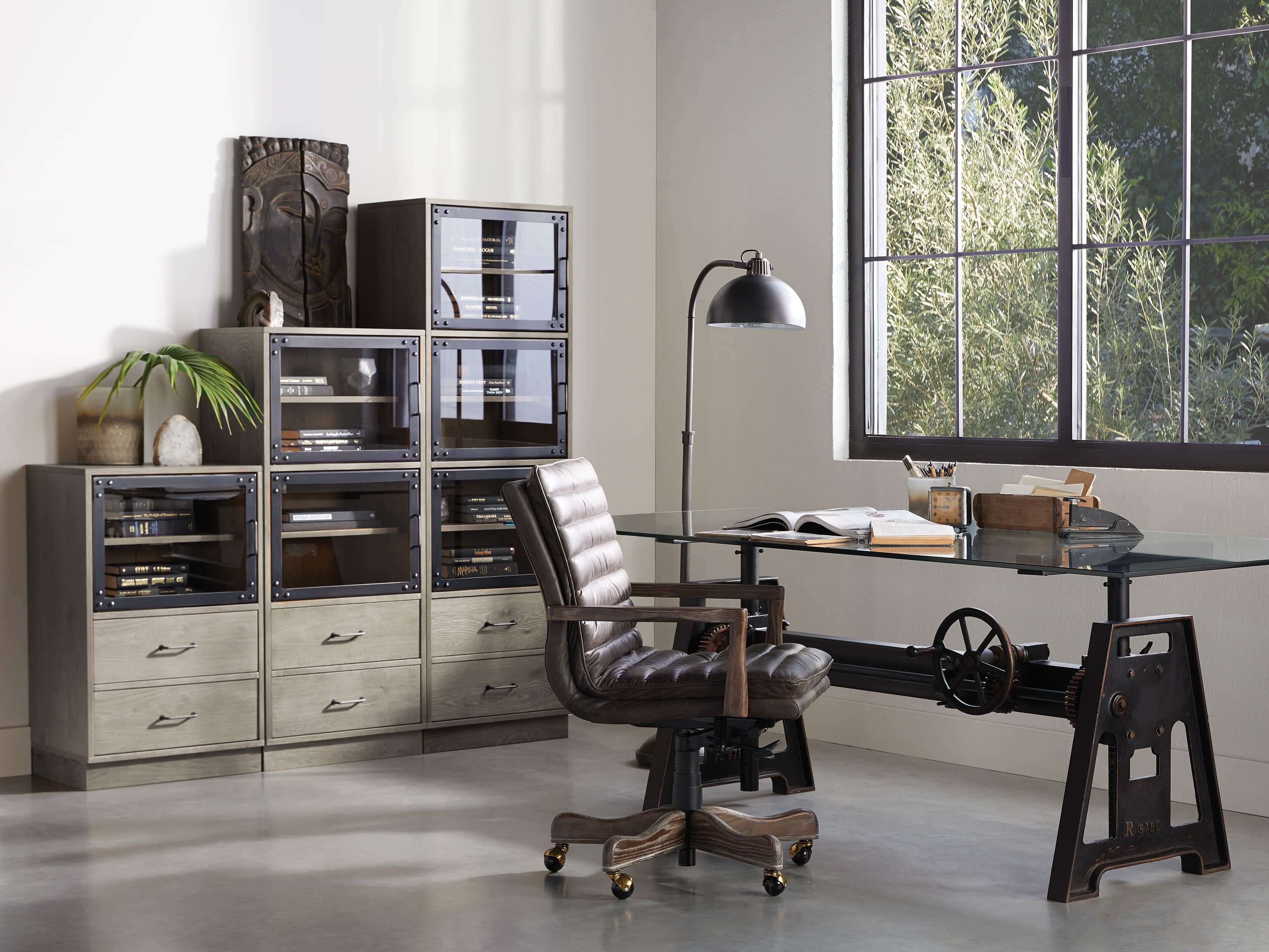 Curiosity Modular 3 Cubby Cabinet in Pebble Grey, slide 5 of 6