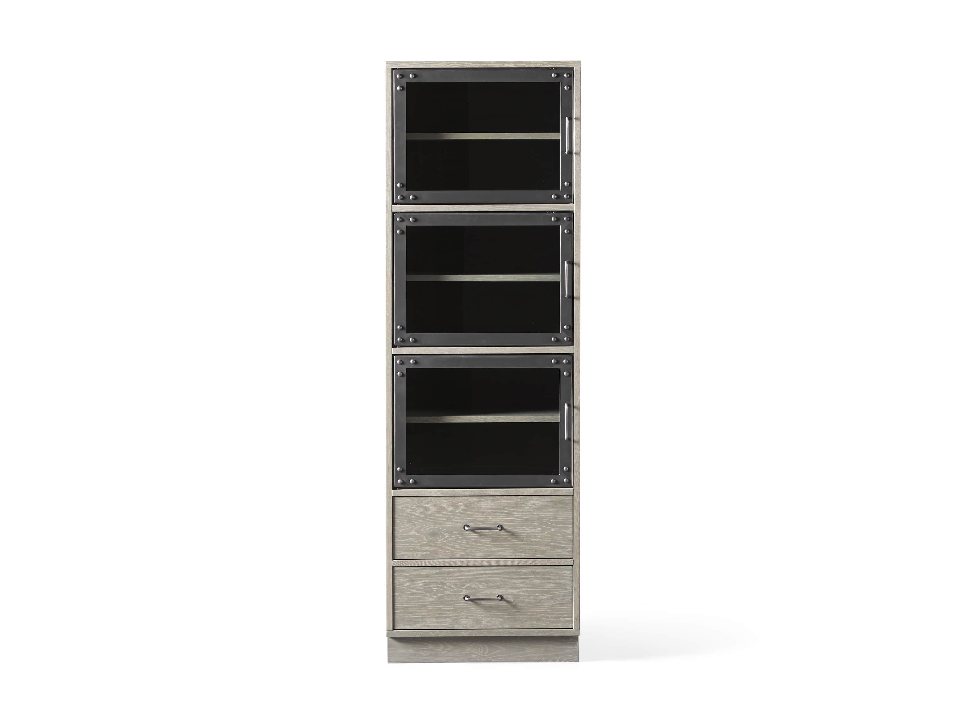 Curiosity Modular 4 Cubby Cabinet in Pebble Grey, slide 5 of 5